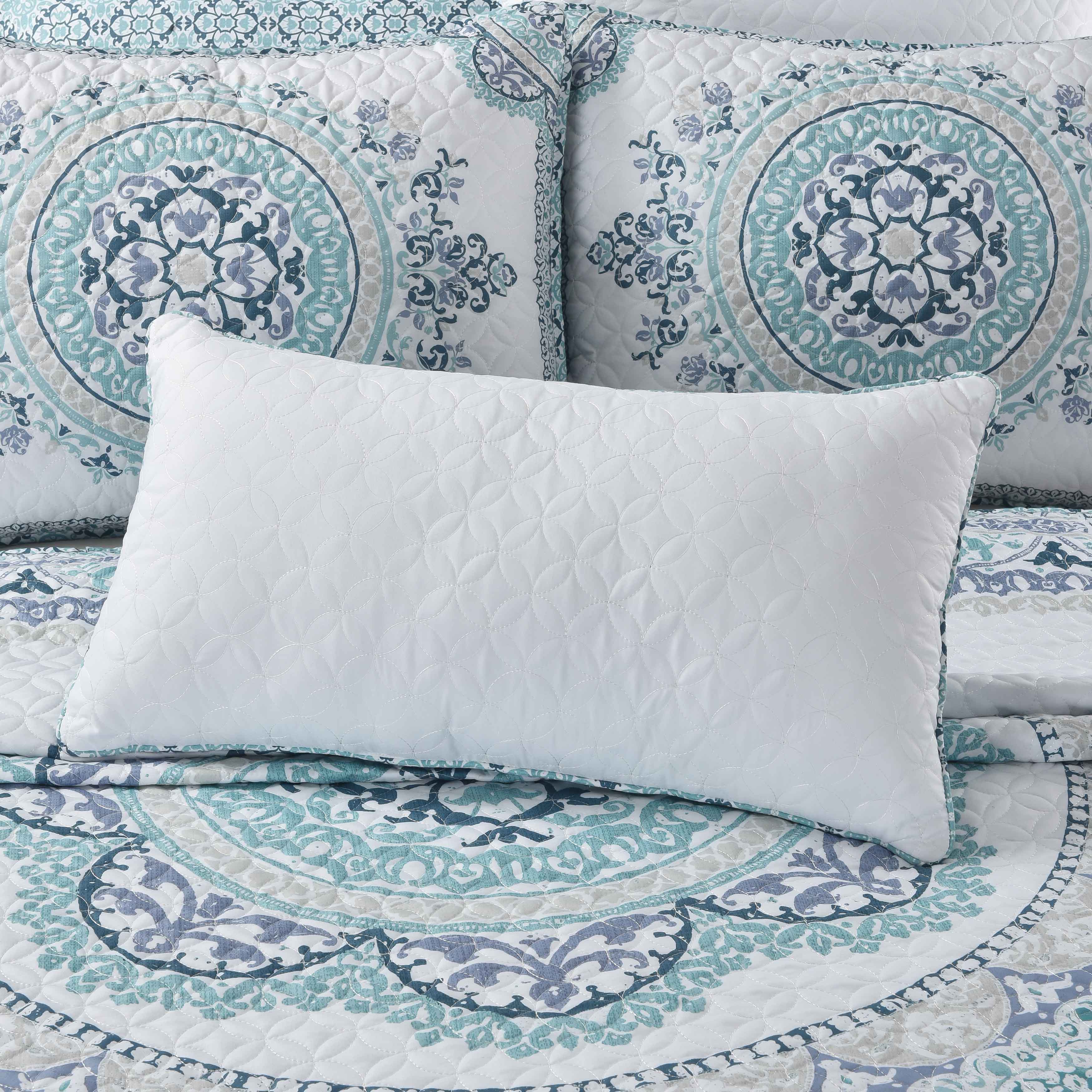 Afton White Boudoir Decorative Throw Pillow 24" x 13" Throw Pillows By J. Queen New York