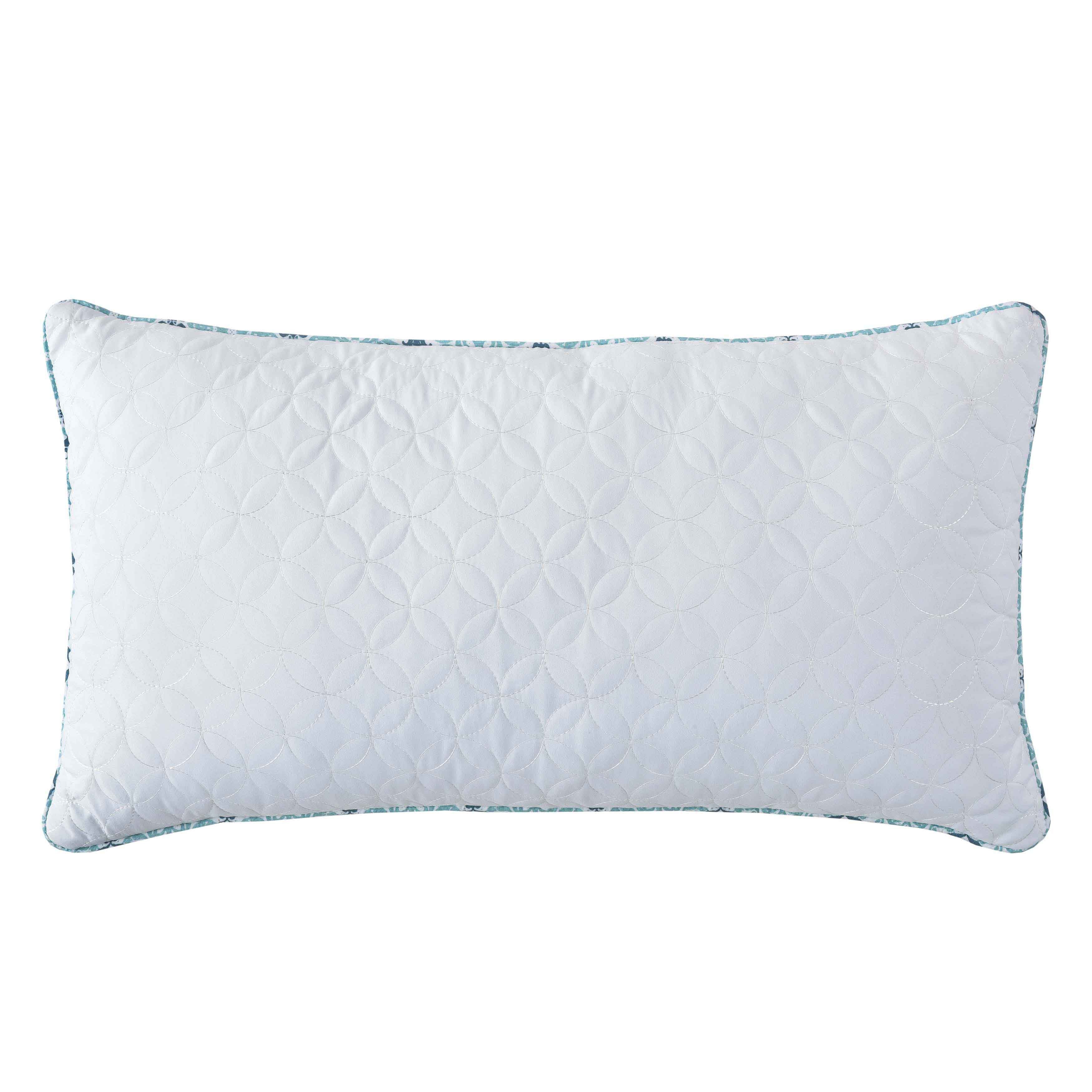 Afton White Boudoir Decorative Throw Pillow 24" x 13" Throw Pillows By J. Queen New York