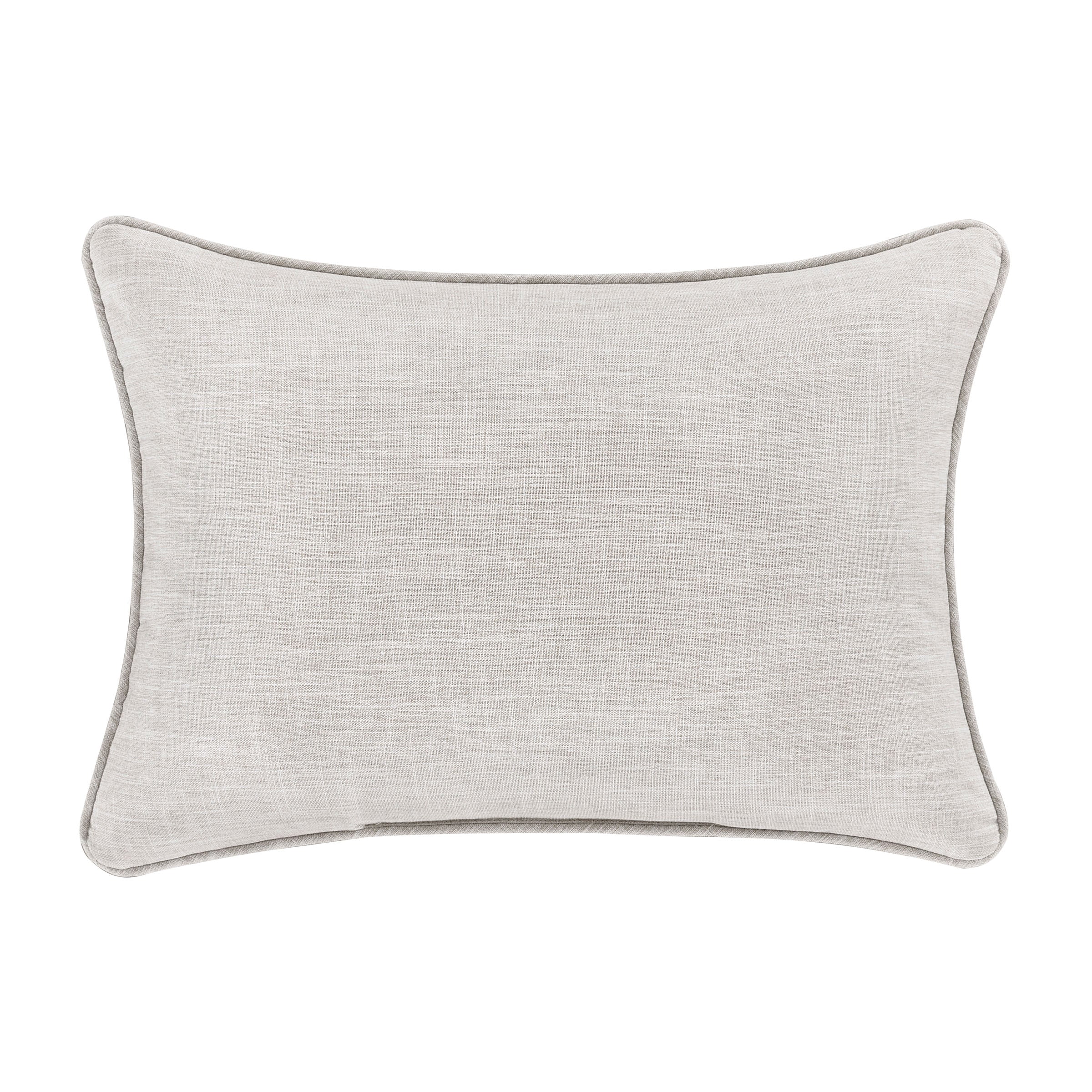 Aimee Beige Boudoir Decorative Throw Pillow 22" x 15 By J Queen Throw Pillows By J. Queen New York