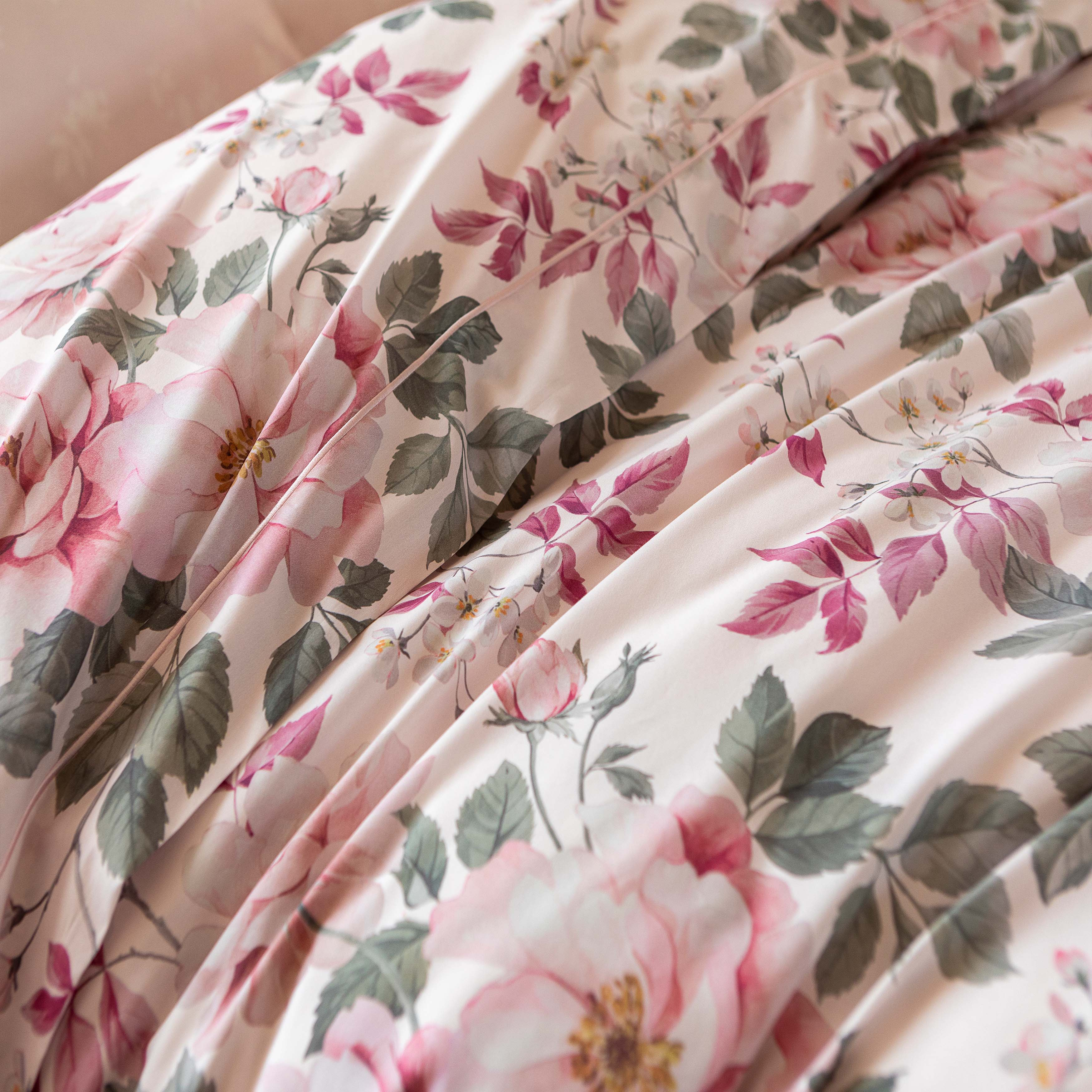 Alcove Rose Duvet Cover Duvet Covers By Anne de Solène