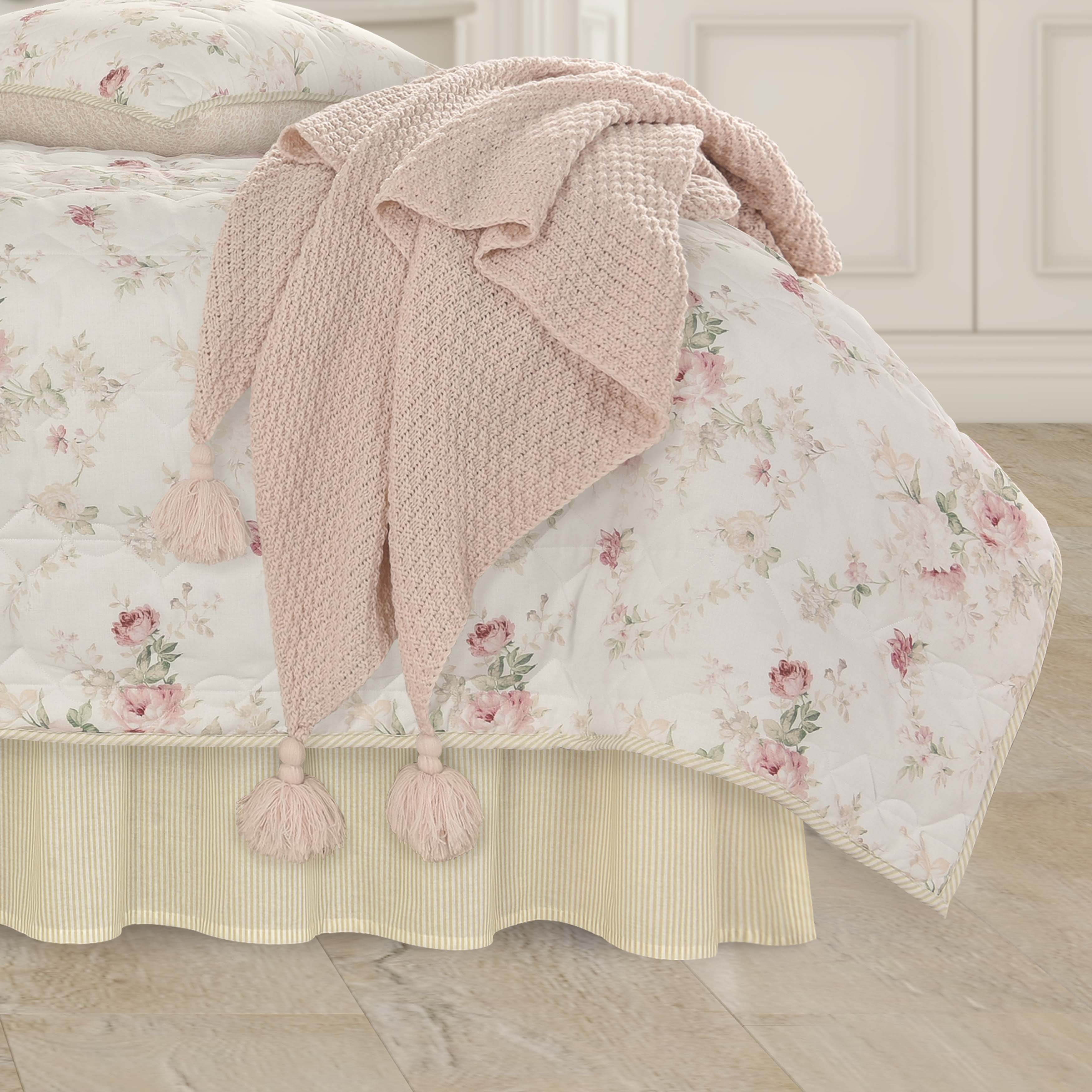 Amalia Rose Bedskirt Bedskirt By J. Queen New York