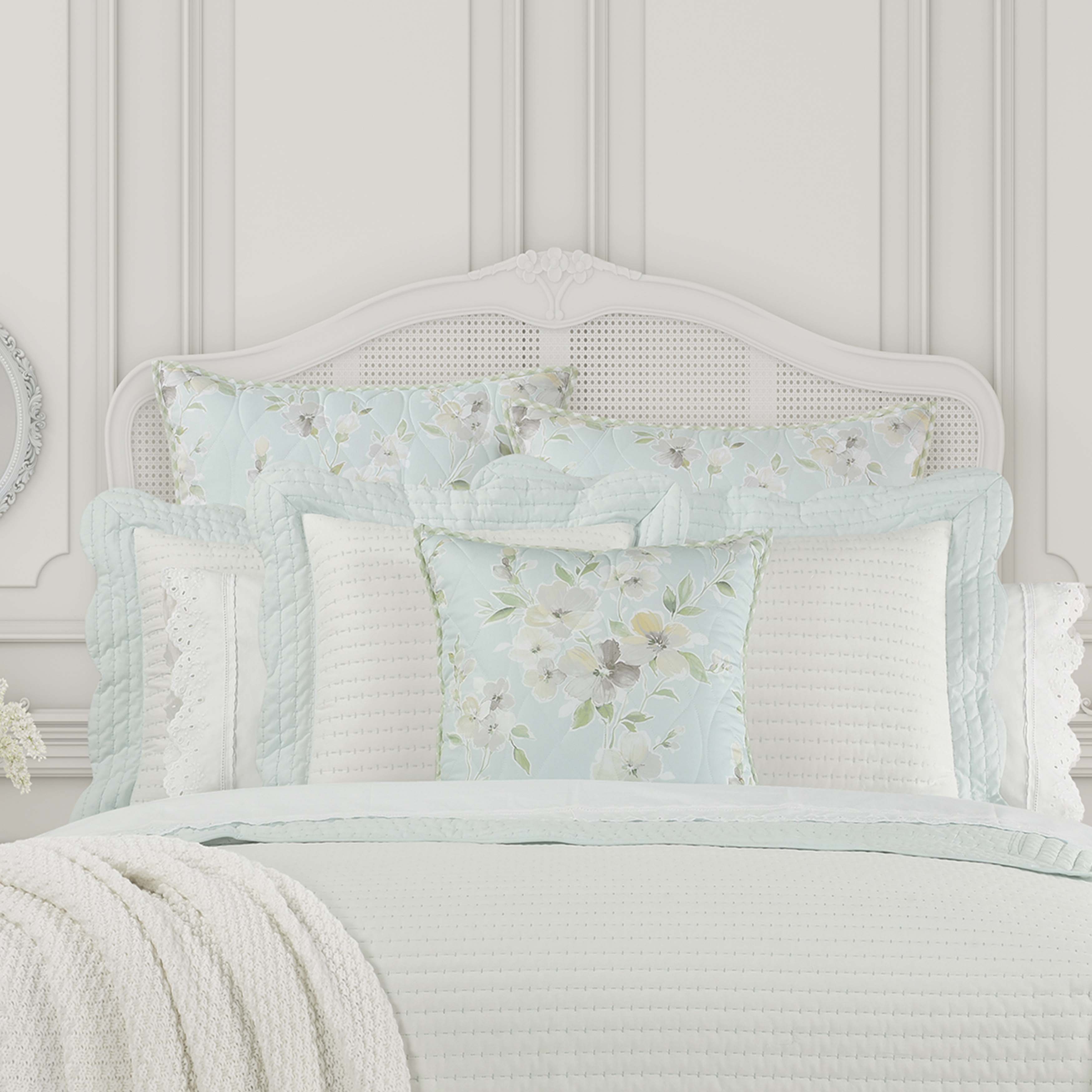 Amherst Duck Egg Quilt Quilt Sets By J. Queen New York