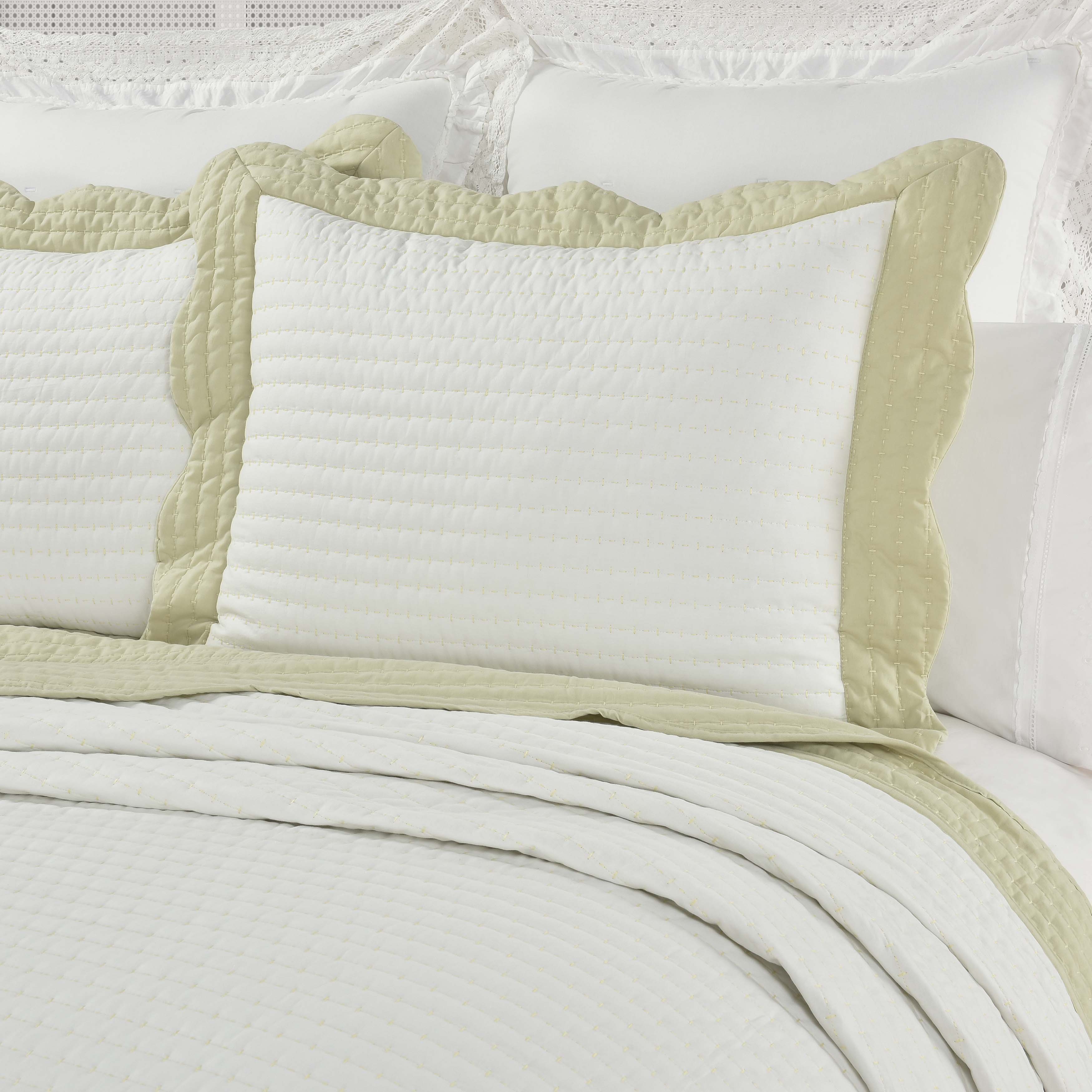 Amherst Green Pillow Sham Sham By J. Queen New York