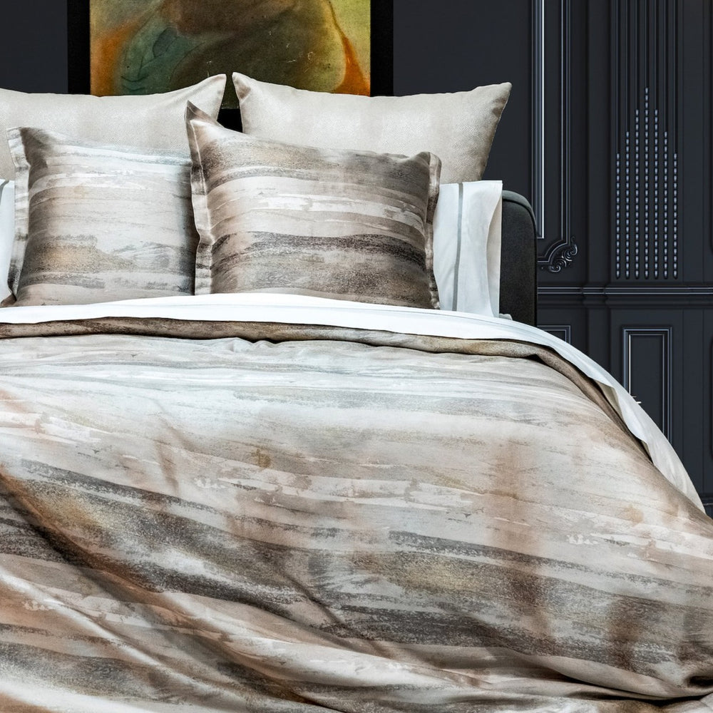 Horizon Silver Duvet Cover Duvet Covers By Ann Gish