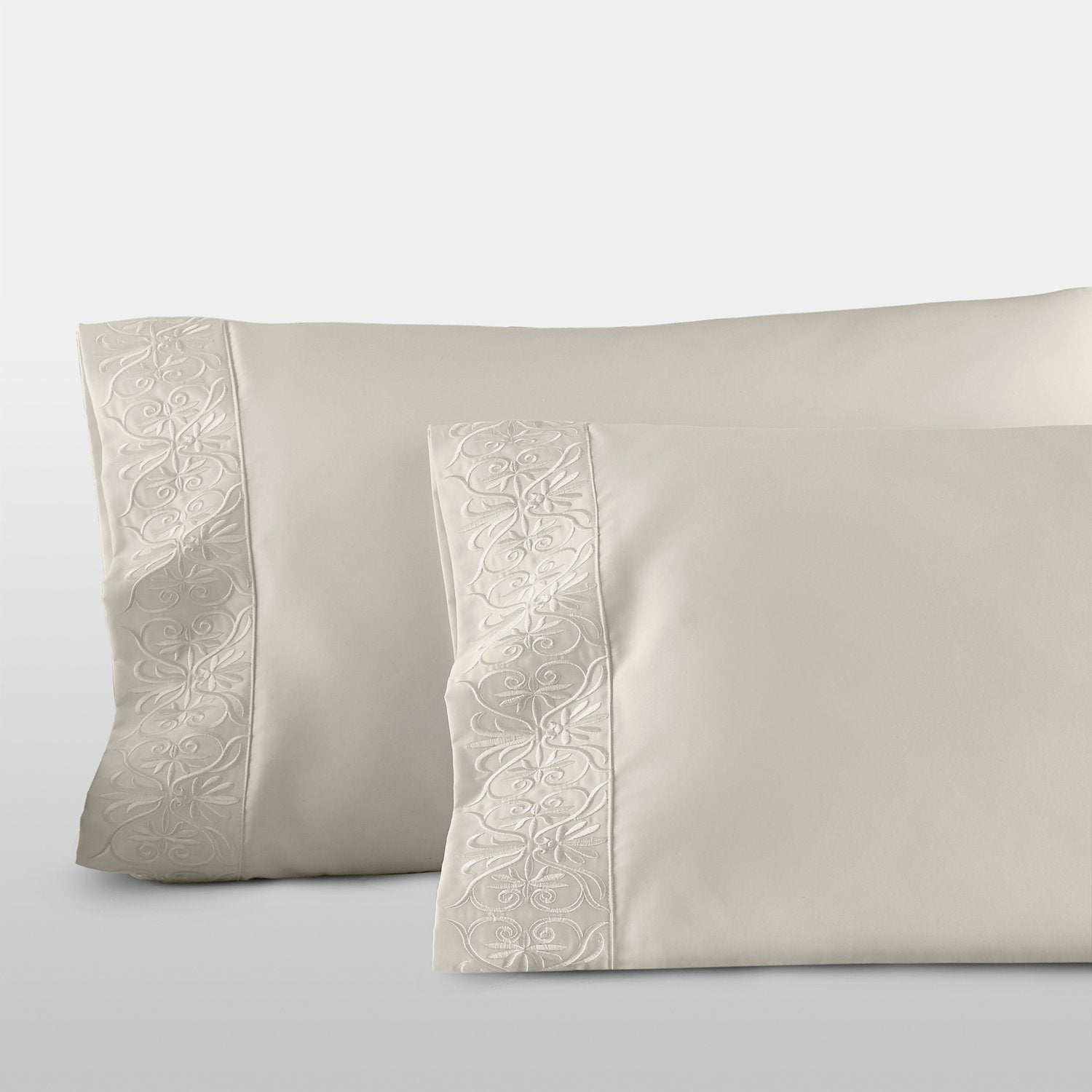 Ariane Pillowcase Set | 100% Certified Giza Egyptian Cotton Pillowcase By Pure Parima
