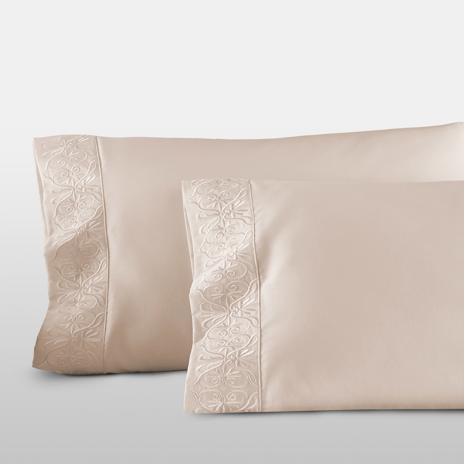 Ariane Pillowcase Set | 100% Certified Giza Egyptian Cotton Pillowcase By Pure Parima