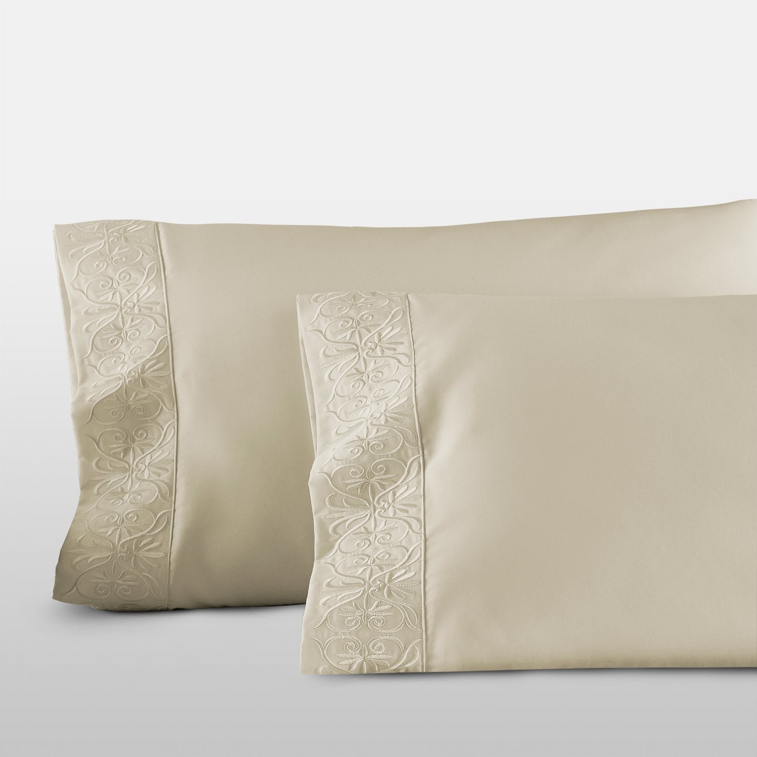 Ariane Pillowcase Set | 100% Certified Giza Egyptian Cotton Pillowcase By Pure Parima