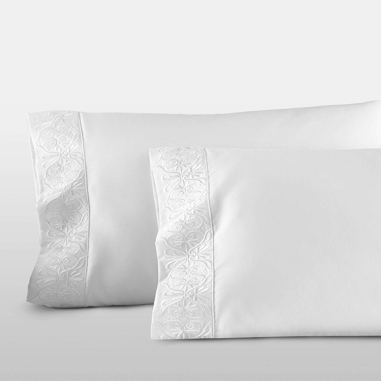 Ariane Pillowcase Set | 100% Certified Giza Egyptian Cotton Pillowcase By Pure Parima