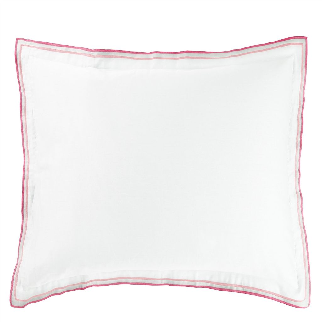 Astor Peony and Pink Euro Sham Euro Sham By Designers Guild