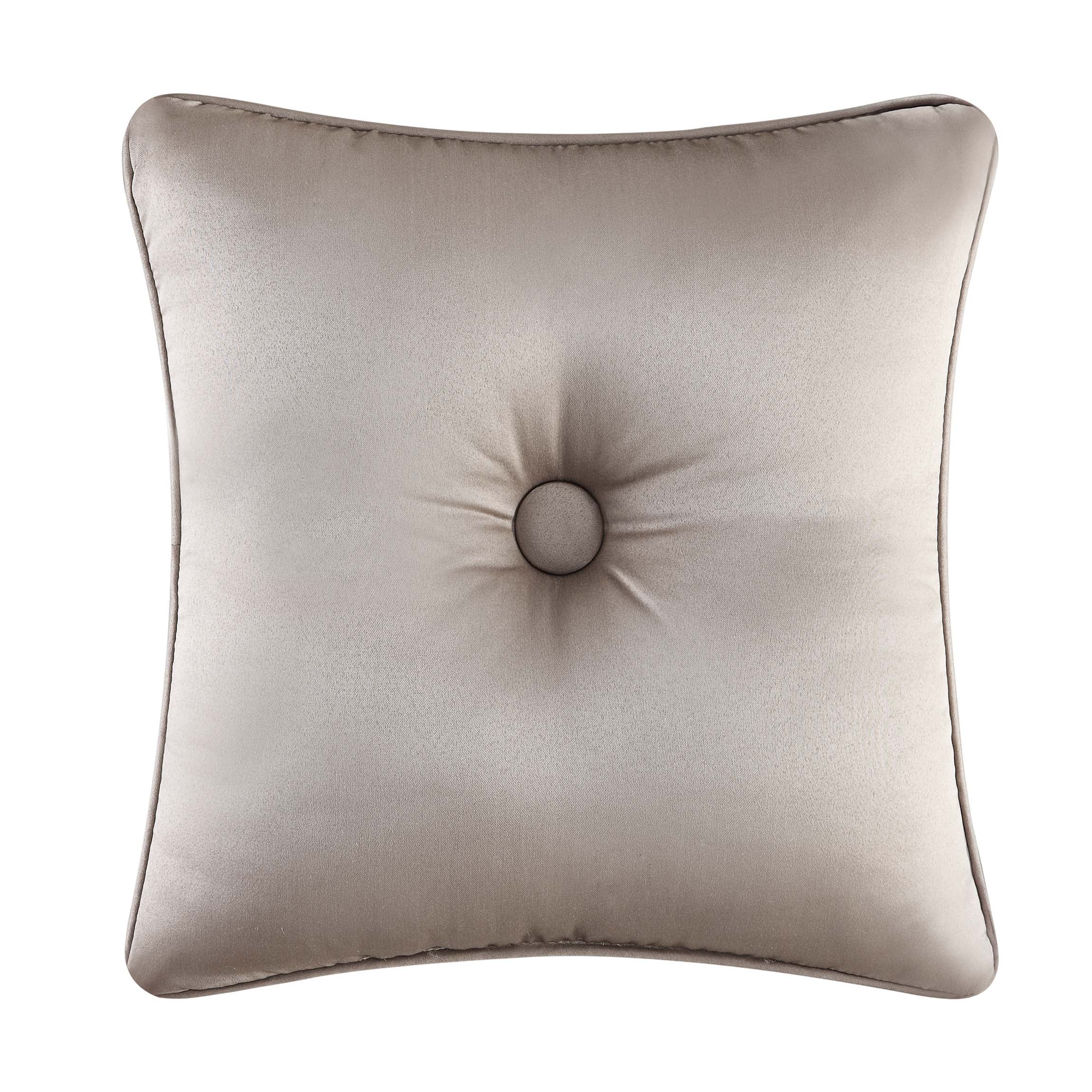Astoria Sand Square Decorative Throw Pillow 16" x 16" By J Queen Throw Pillows By J. Queen New York