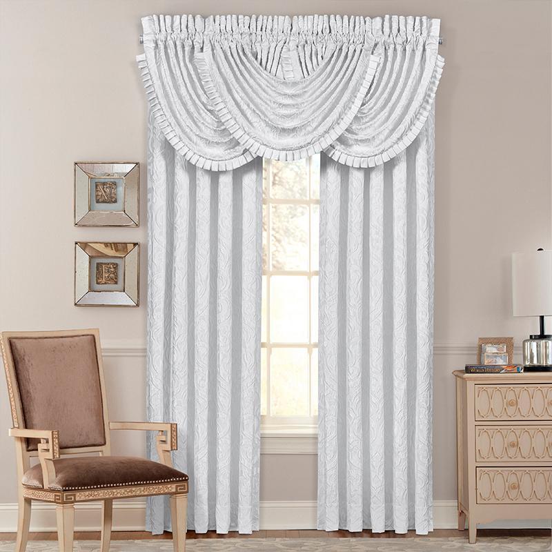Astoria White Window Panel Pair (Set of 2) Final Sale Window Panels By US Office - Latest-bedding