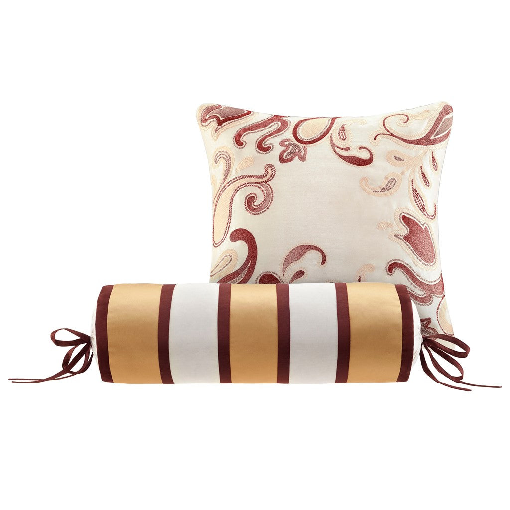 Flanged 12-Piece Comforter Set Comforter Sets By JLA HOME/Olliix (E & E Co., Ltd)
