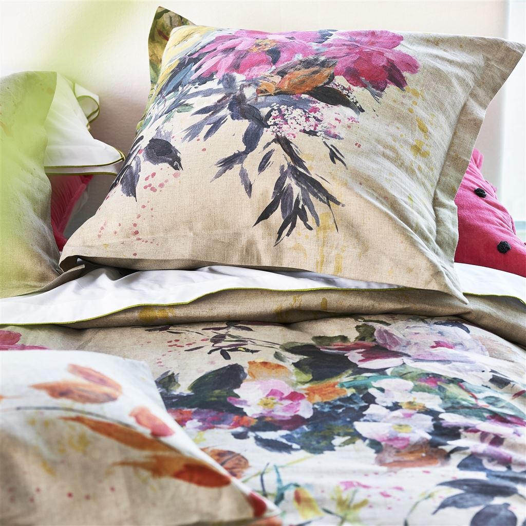 Aubriet Fuchsia Duvet Cover Duvet Covers By Designers Guild