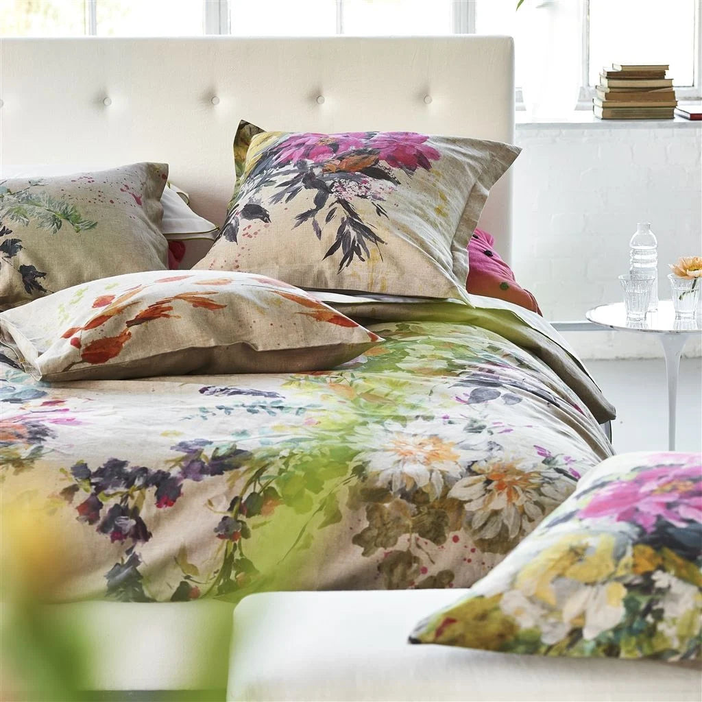Aubriet Fuchsia Duvet Cover Duvet Covers By Designers Guild