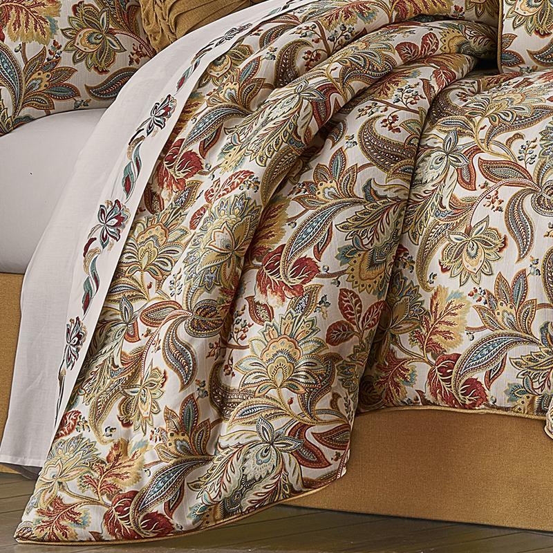 August Multi 4-Piece Comforter Set By J Queen Comforter Sets By J. Queen New York