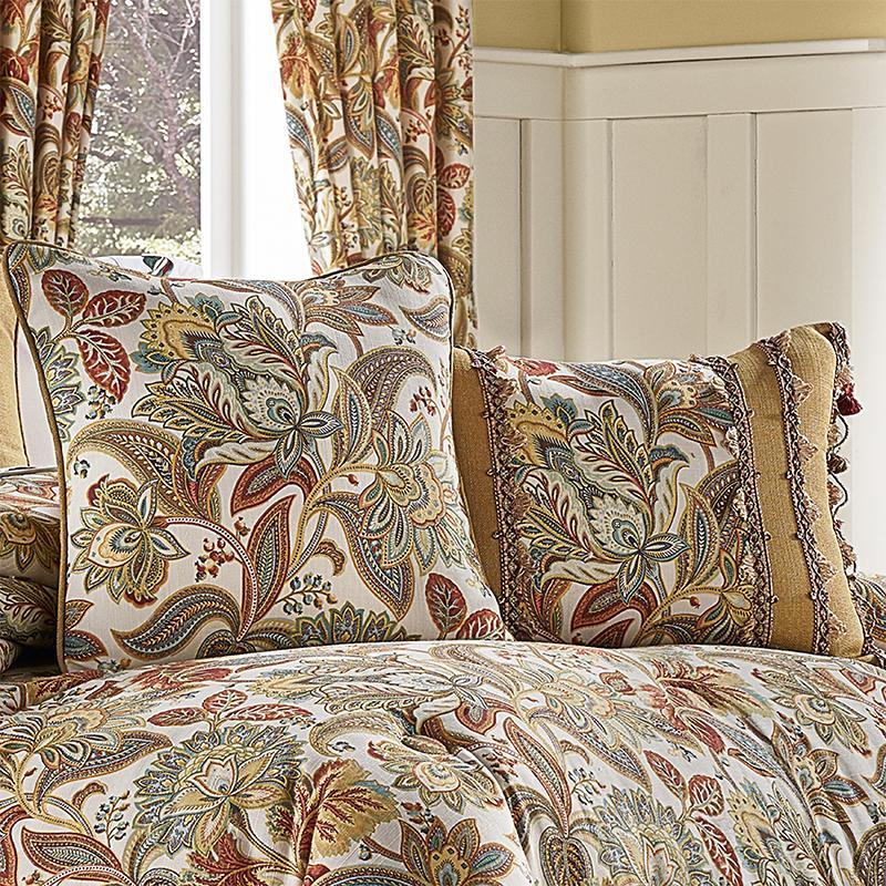 August Multi Boudoir Decorative Throw Pillow By J Queen Throw Pillows By J. Queen New York