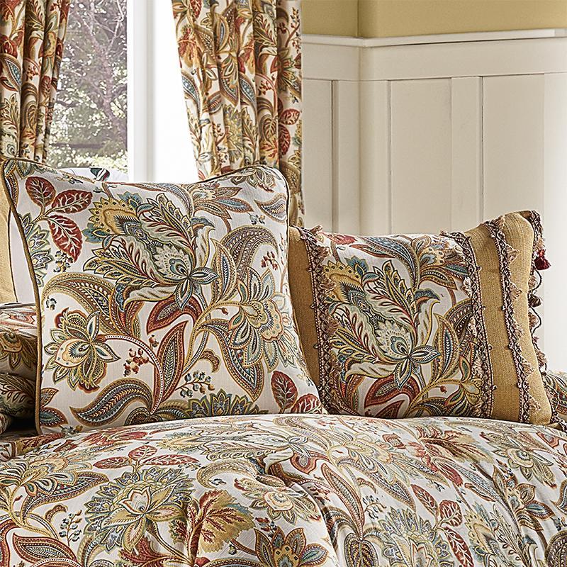 August Multi Square Decorative Throw Pillow By J Queen Throw Pillows By J. Queen New York