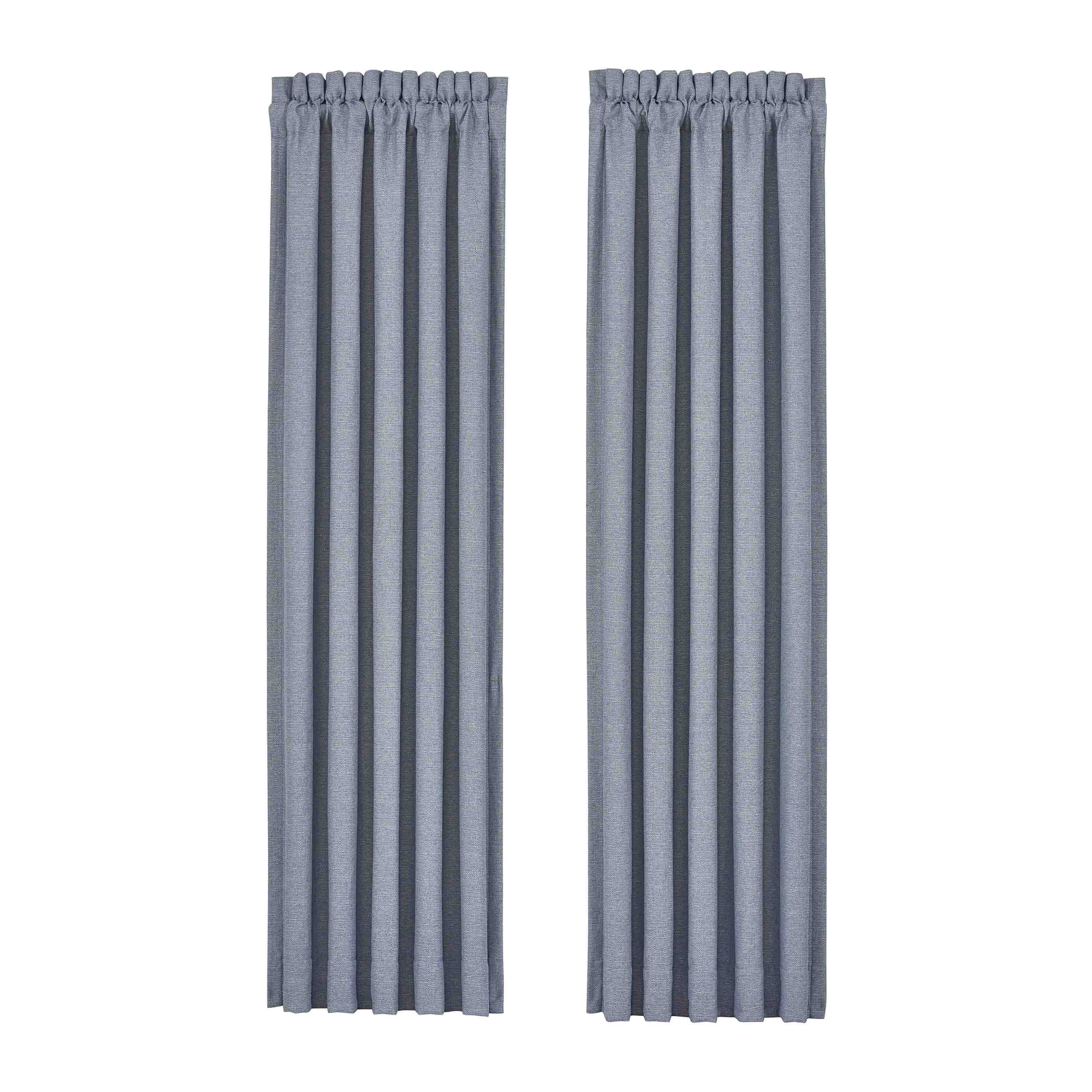 Aurora Blue Window Panel Pair (Set of 2) Window Panels By J. Queen New York