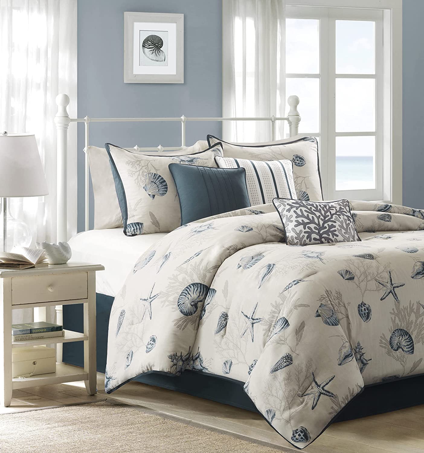 Sea Style 7-Piece Comforter Set Comforter Sets By JLA HOME/Olliix (E & E Co., Ltd)
