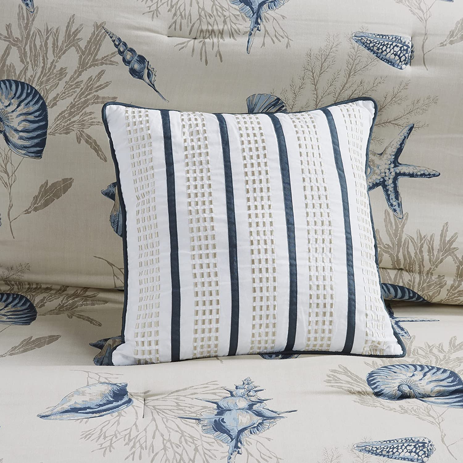 Sea Style 7-Piece Comforter Set Comforter Sets By JLA HOME/Olliix (E & E Co., Ltd)