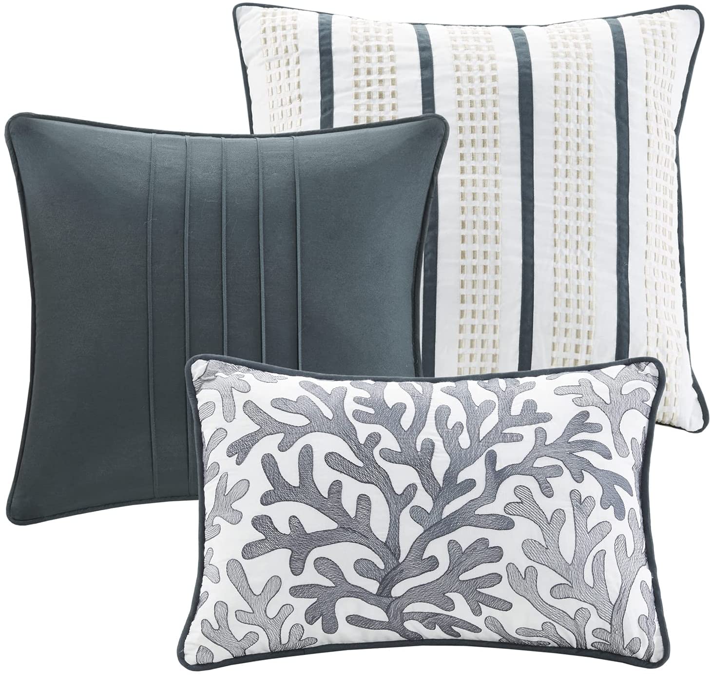 Sea Style 7-Piece Comforter Set Comforter Sets By JLA HOME/Olliix (E & E Co., Ltd)