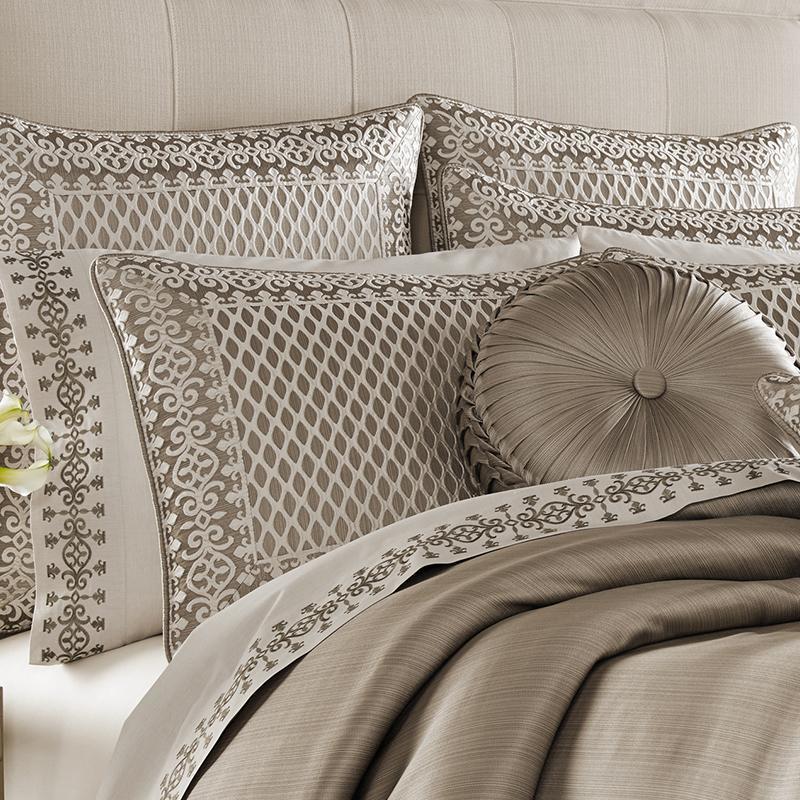 Beaumont Champagne 4-Piece Comforter Set By J Queen Comforter Sets By J. Queen New York