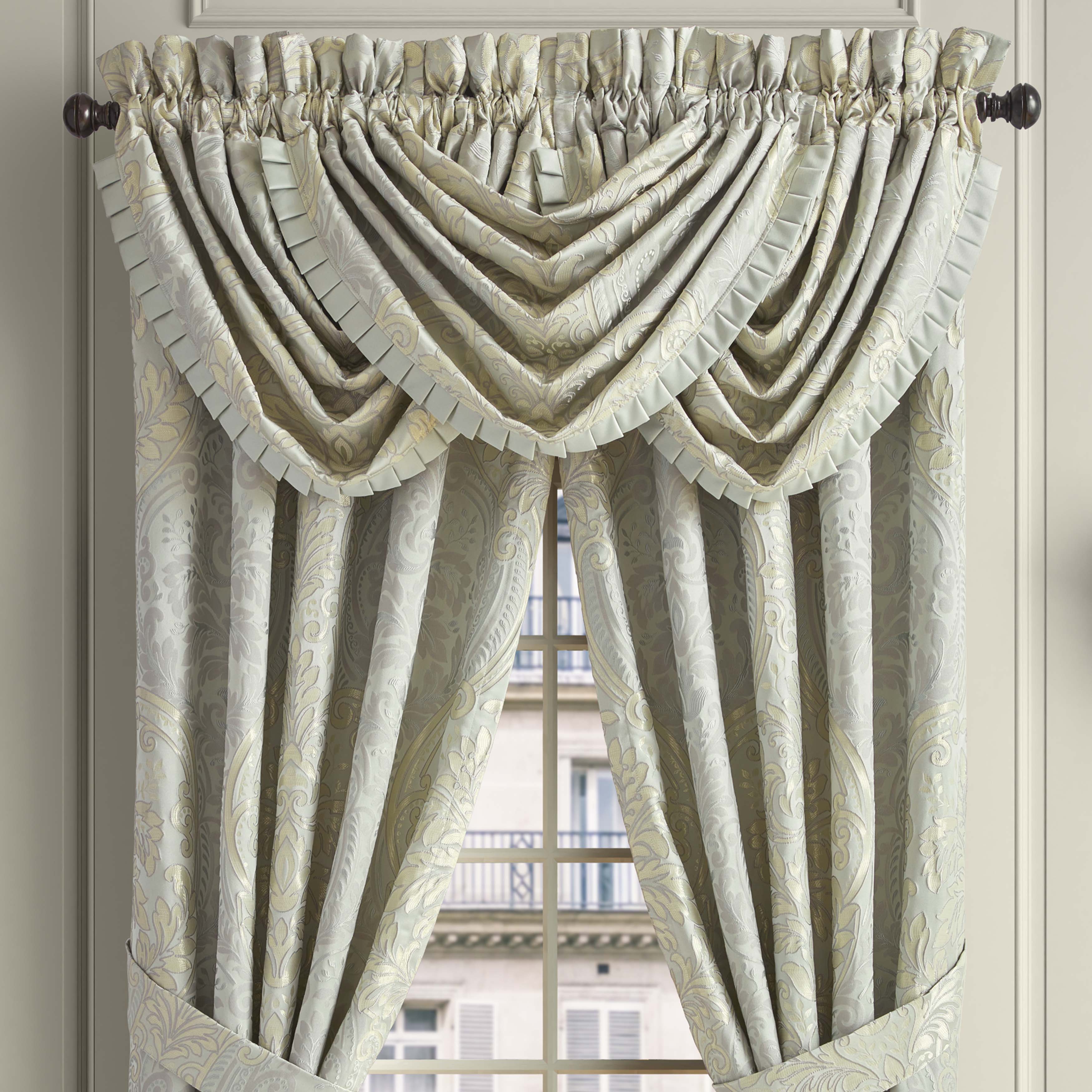 Belgium Spa Waterfall Window Valance By J Queen Window Valances By J. Queen New York