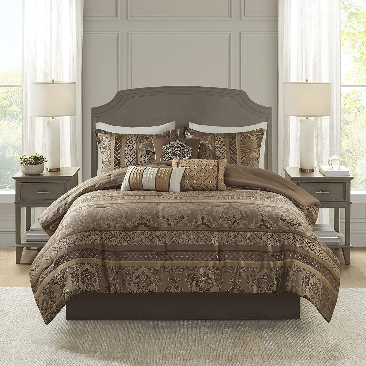 Classic Chain 7-Piece Comforter Set Comforter Sets By JLA HOME/Olliix (E & E Co., Ltd)