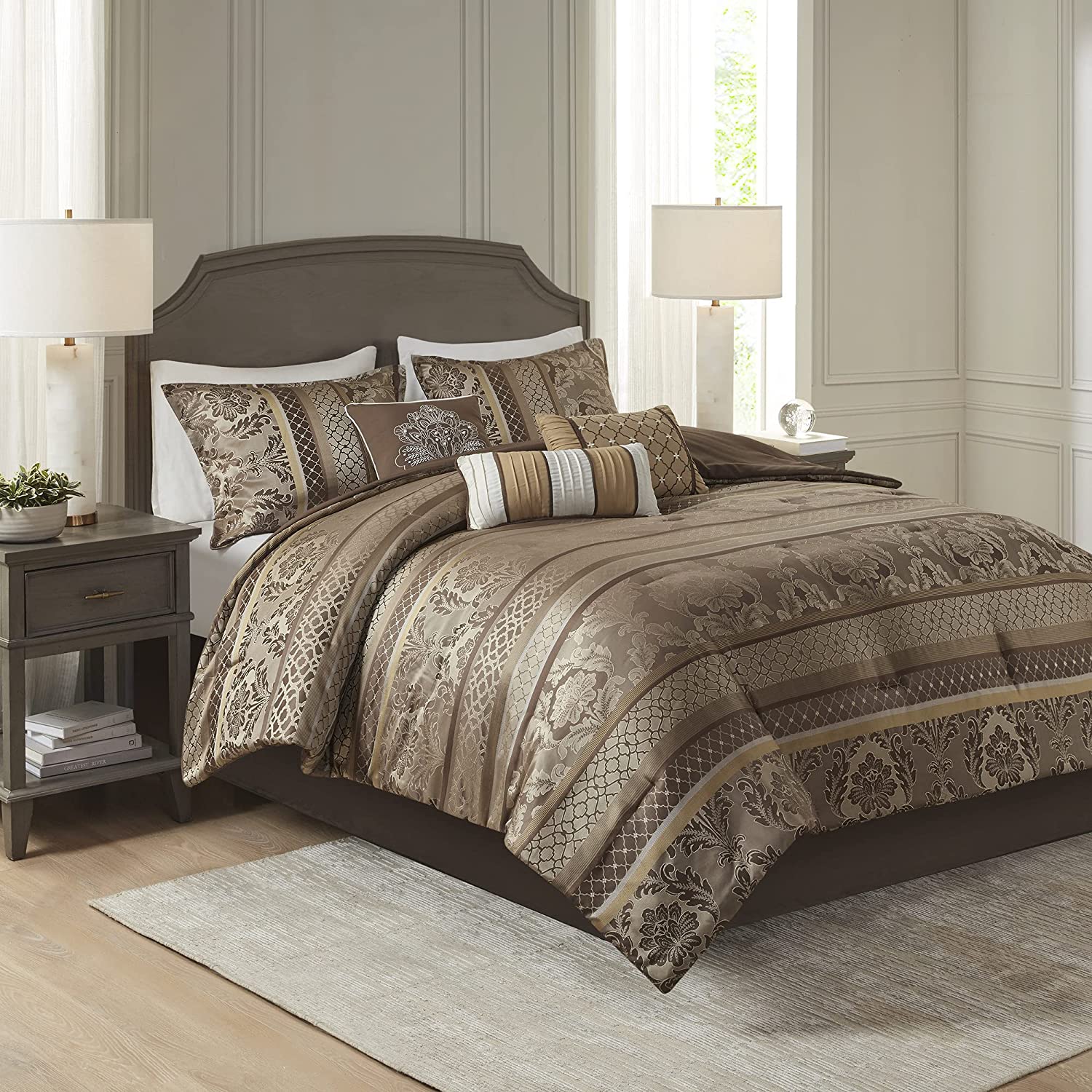 Classic Chain 7-Piece Comforter Set Comforter Sets By JLA HOME/Olliix (E & E Co., Ltd)