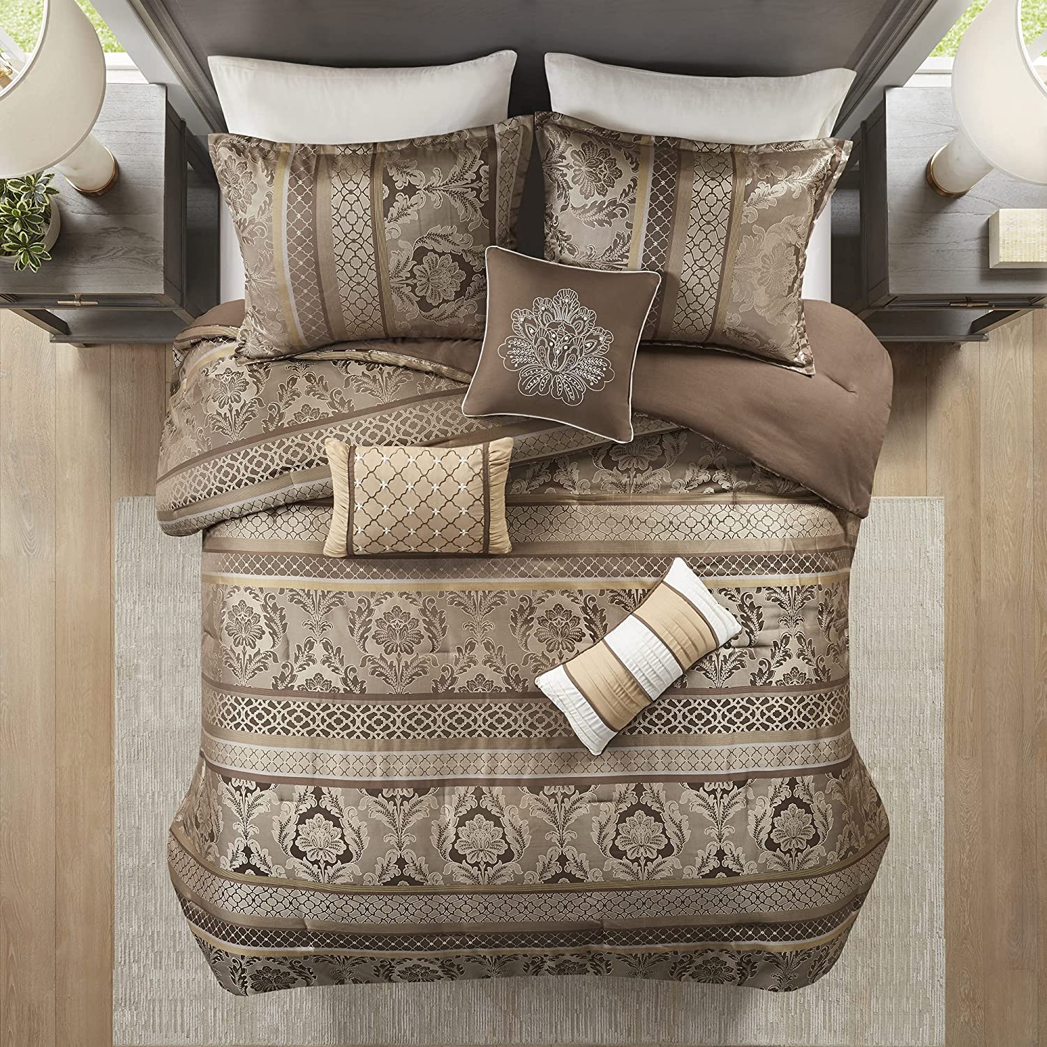 Classic Chain 7-Piece Comforter Set Comforter Sets By JLA HOME/Olliix (E & E Co., Ltd)