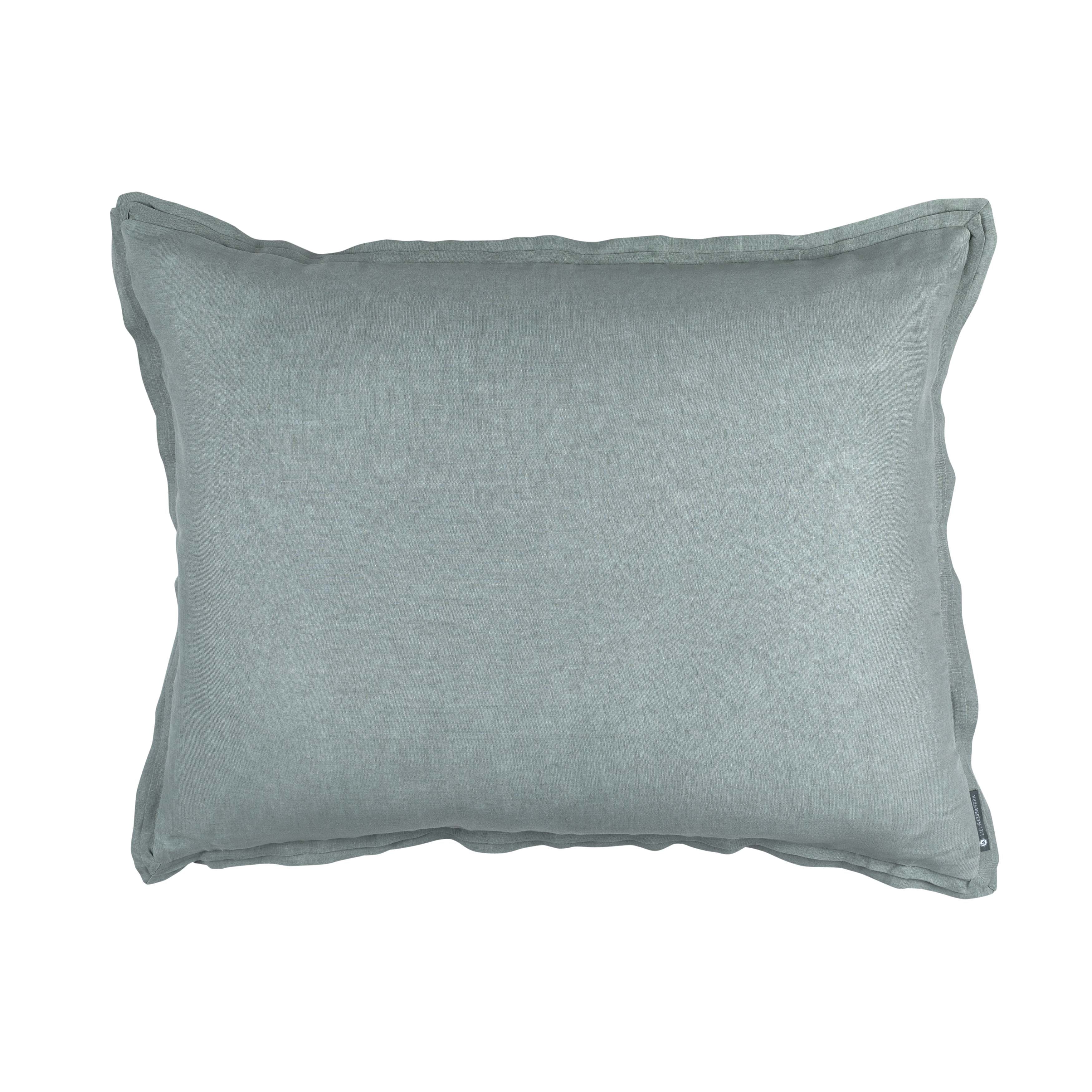 Bloom Sky Linen Decorative Throw Pillow Throw Pillows By Lili Alessandra