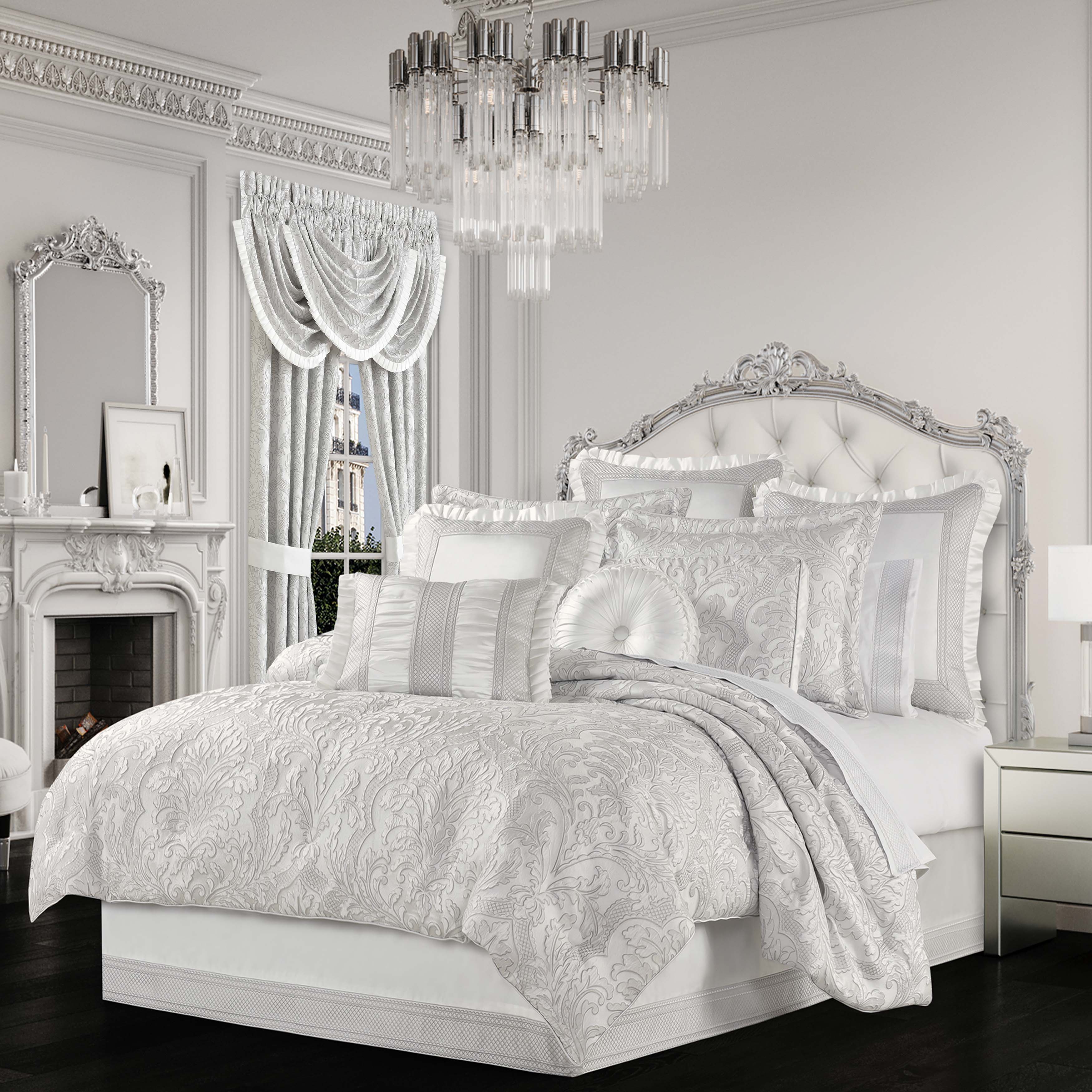 Brunello Platinum 4-Piece Comforter Set Comforter Sets By J. Queen New York
