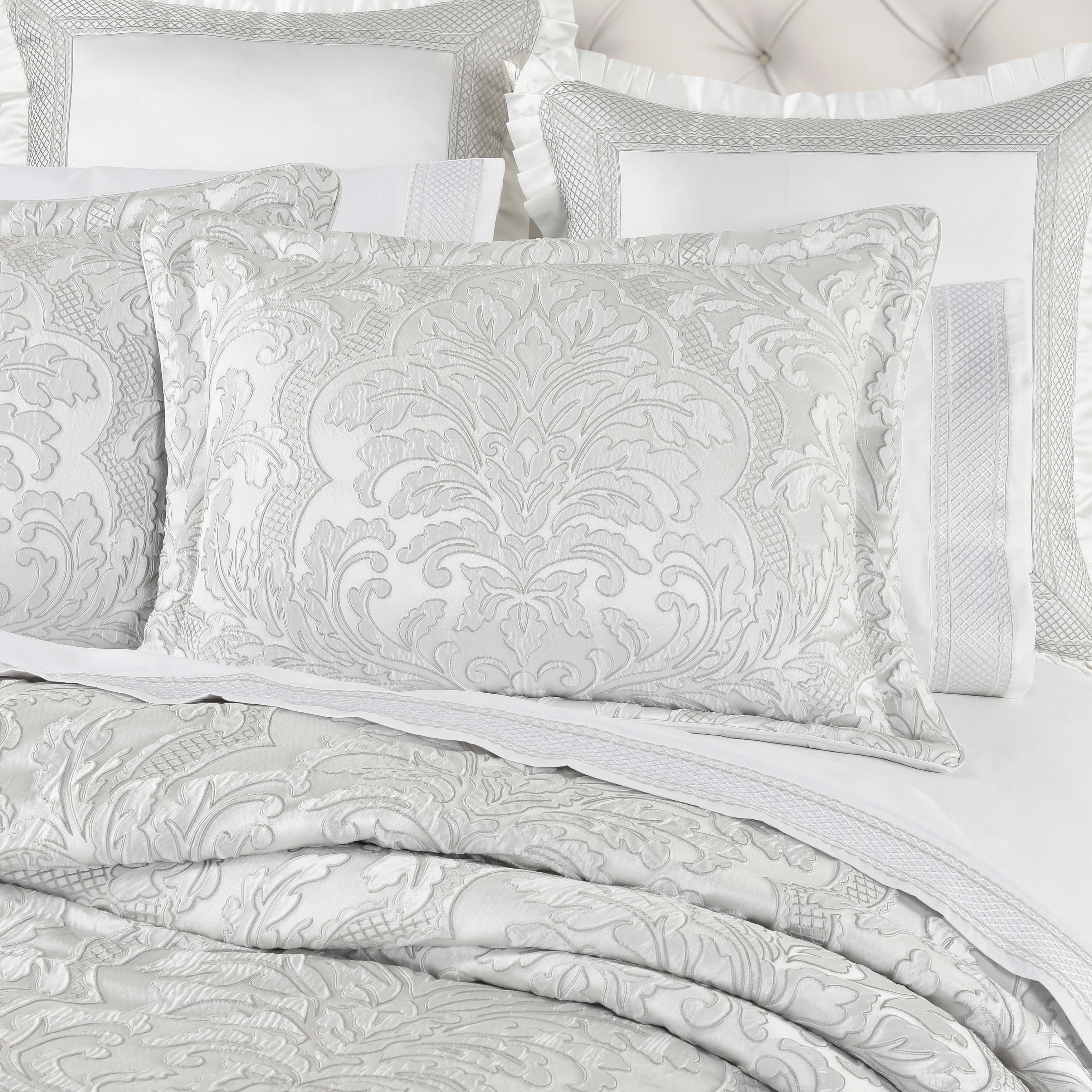 Brunello Platinum 4-Piece Comforter Set Comforter Sets By J. Queen New York