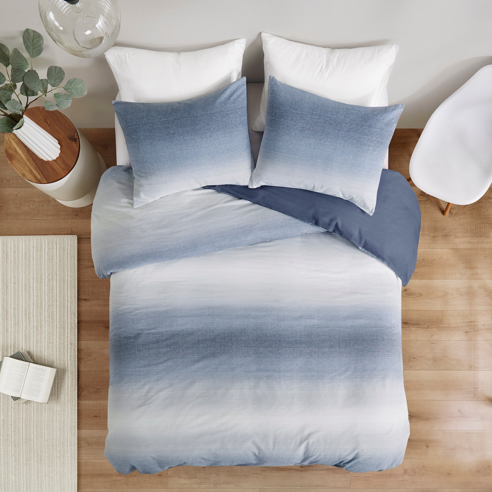 Callista Blue Duvet Cover Set Duvet Covers By Croscill Home LLC