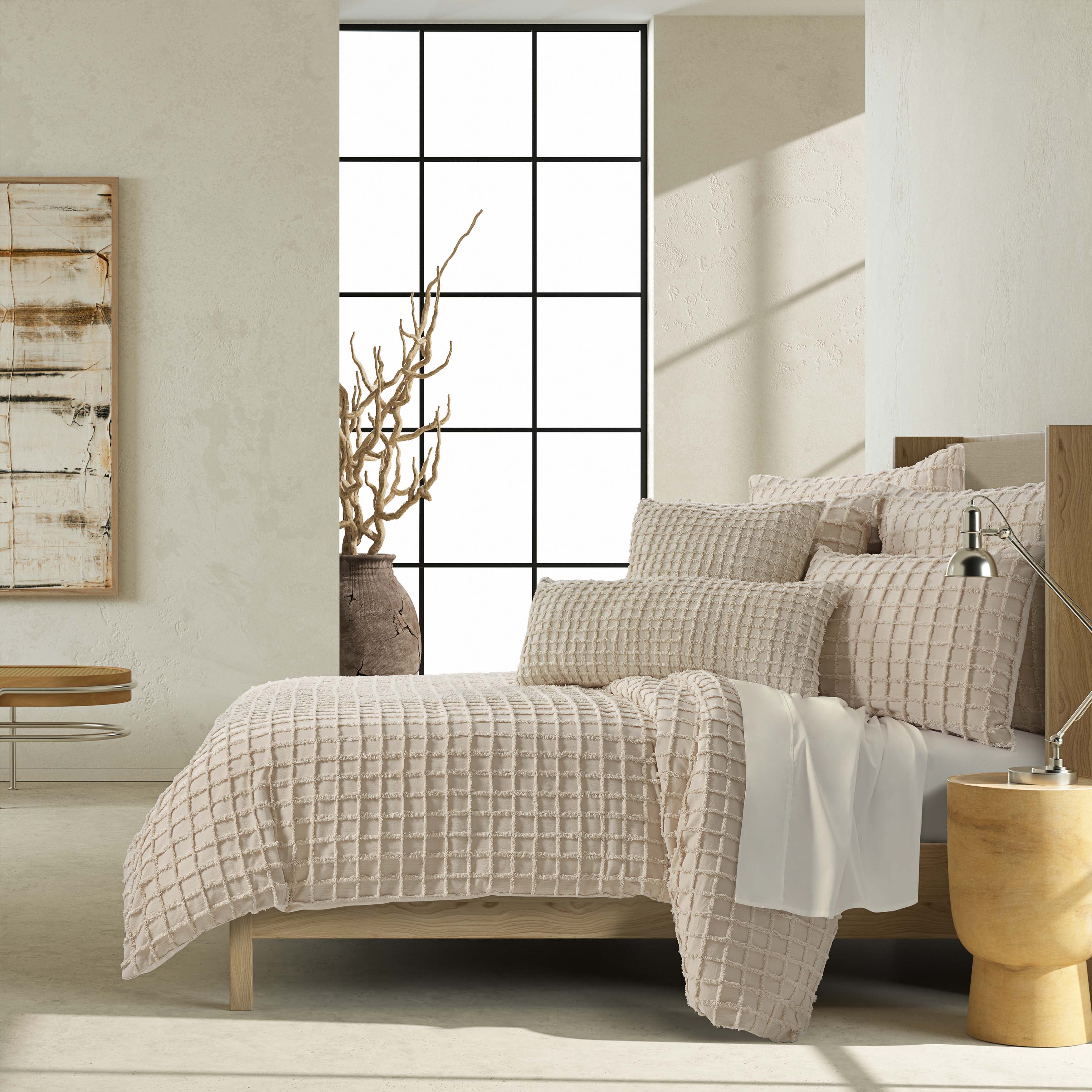Cameron Linen 3-Piece Duvet Cover Set By J Queen Duvet Covers By J. Queen New York