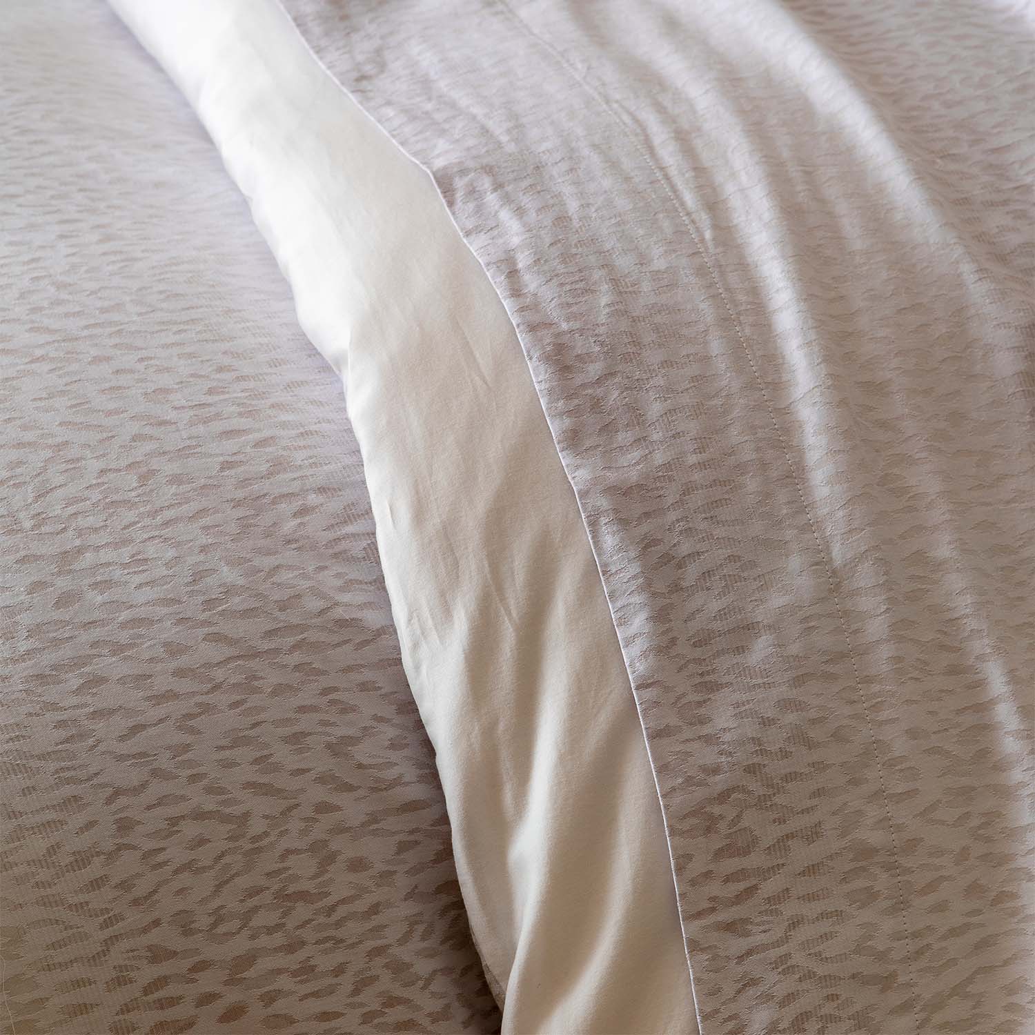 Caractere Beige Flat Sheet Flat Sheet By Anne de Solène