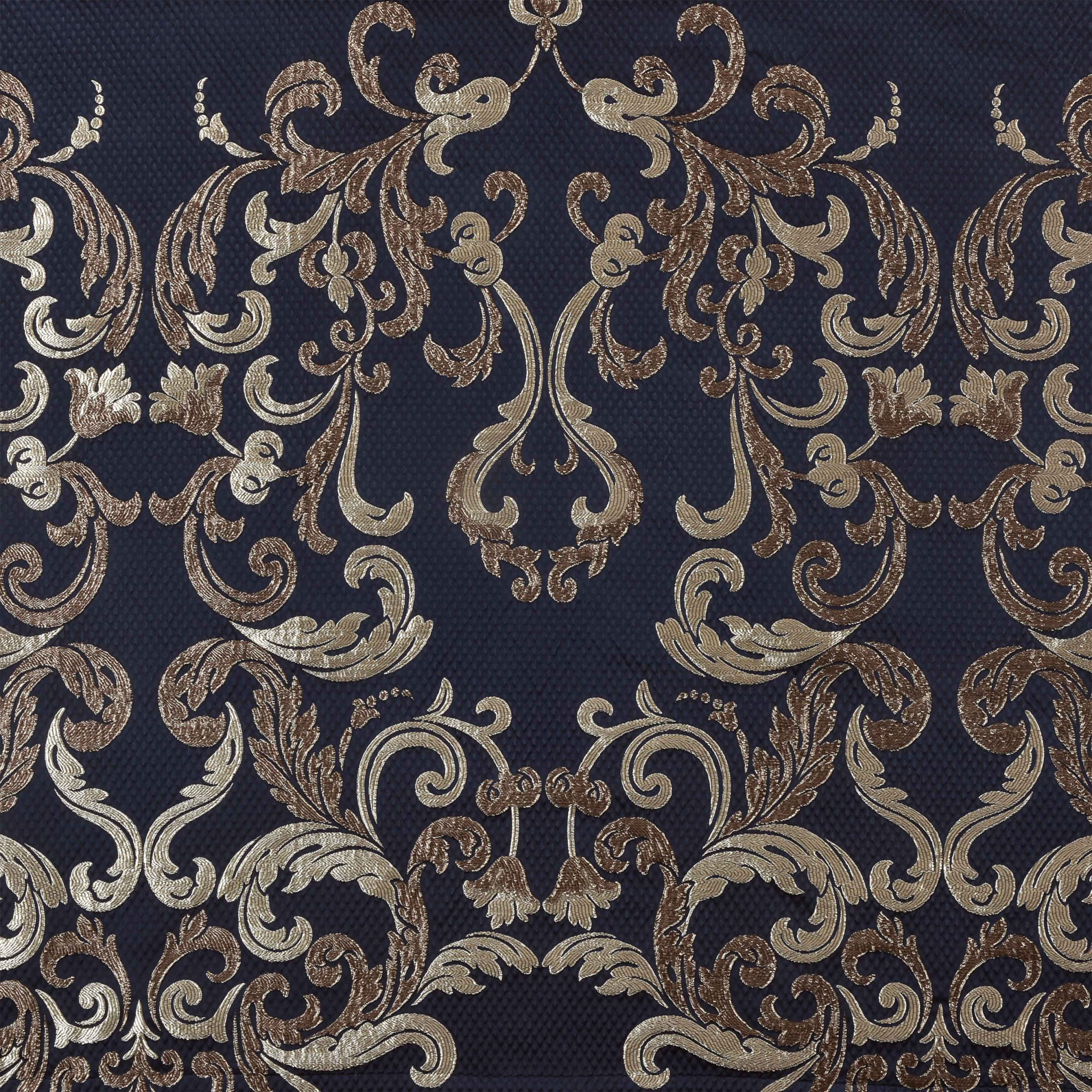 Caruso Blue 4-Piece Comforter Set Comforter Sets By J. Queen New York