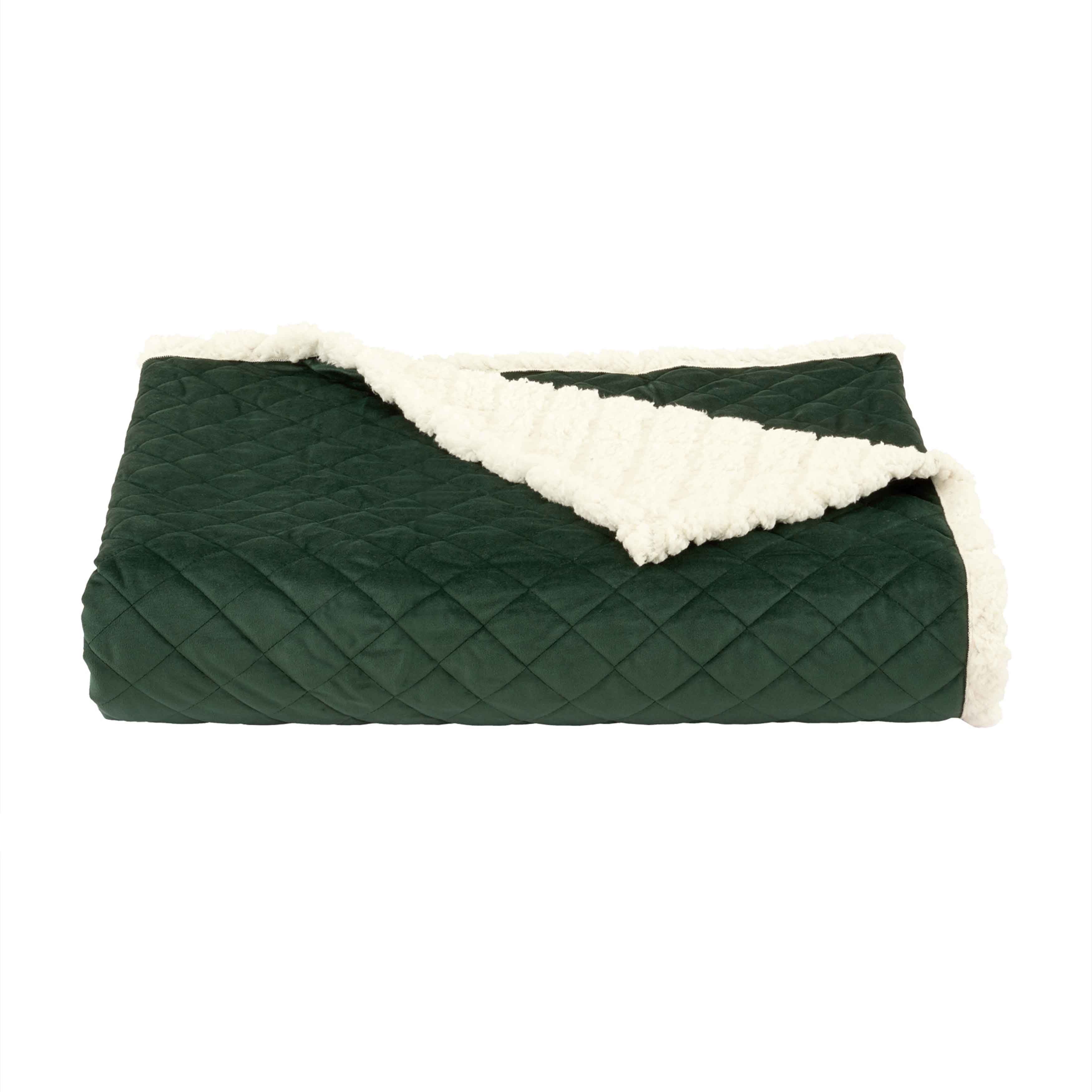 Casey Sherpa Evergreen 3-Piece Quilt Set Quilt Sets By J. Queen New York