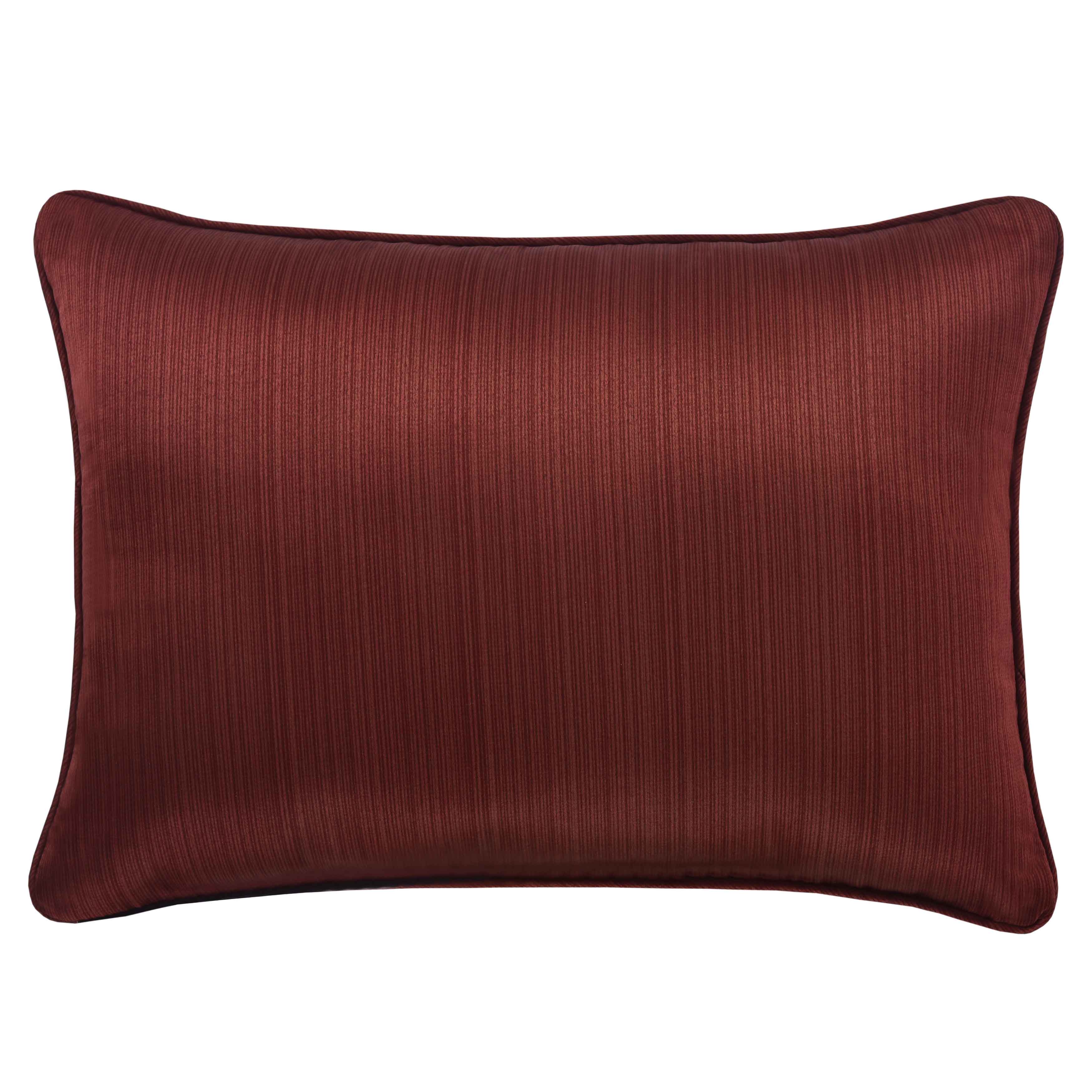 Chianti Red Boudoir Decorative Throw Pillow 21" x 13" Throw Pillows By J. Queen New York
