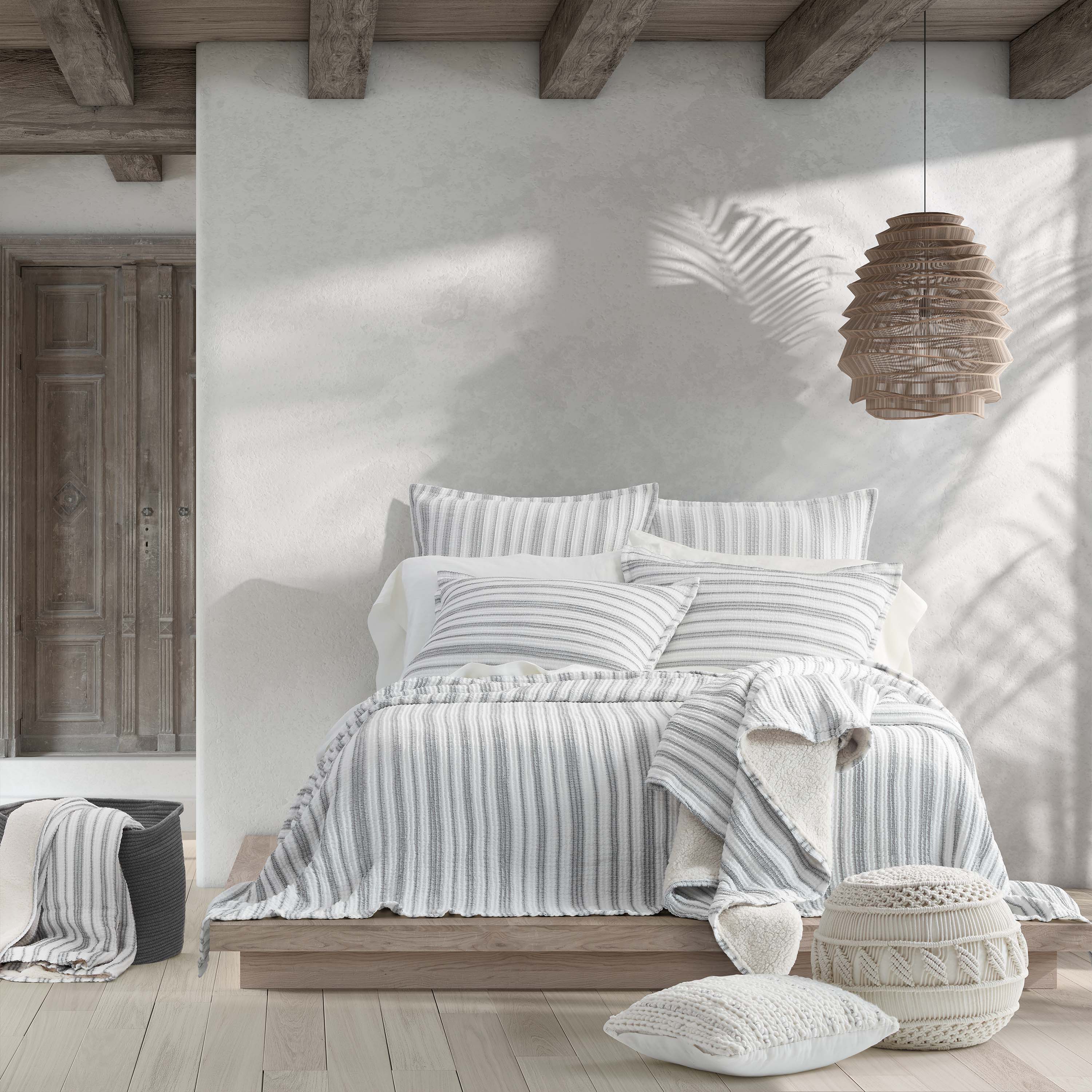 Coachella White Coverlet By J Queen Coverlet By J. Queen New York