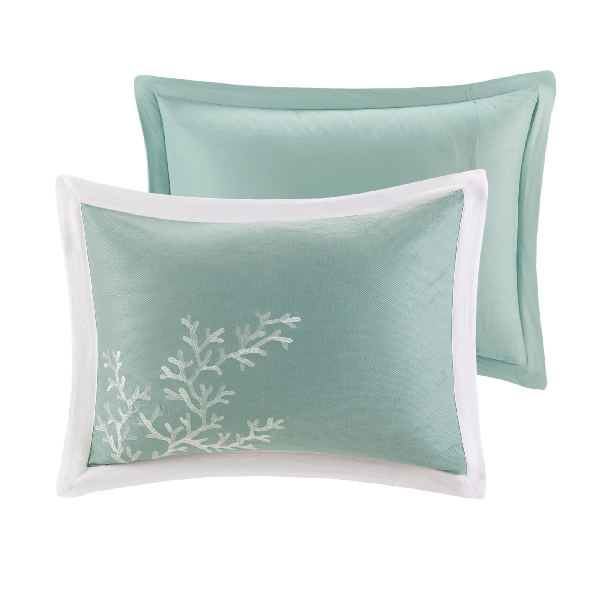 Coastline Aqua 4-Piece Comforter Set Comforter Sets By JLA HOME/Olliix (E & E Co., Ltd)