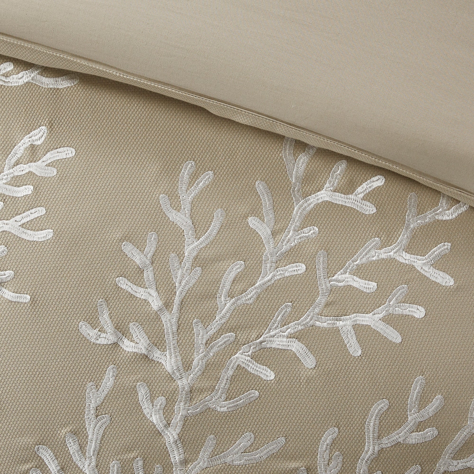 Coastline Khaki 6-Piece Comforter Set Comforter Sets By JLA HOME/Olliix (E & E Co., Ltd)