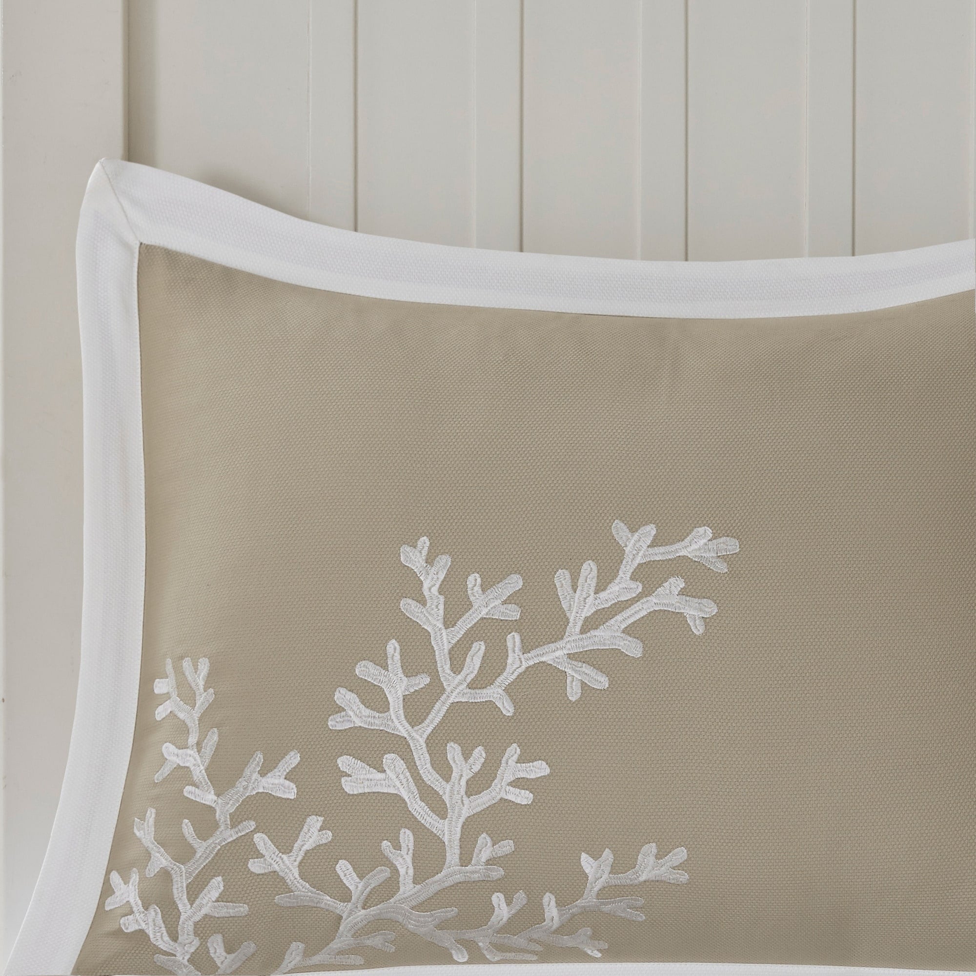 Coastline Khaki 6-Piece Comforter Set Comforter Sets By JLA HOME/Olliix (E & E Co., Ltd)