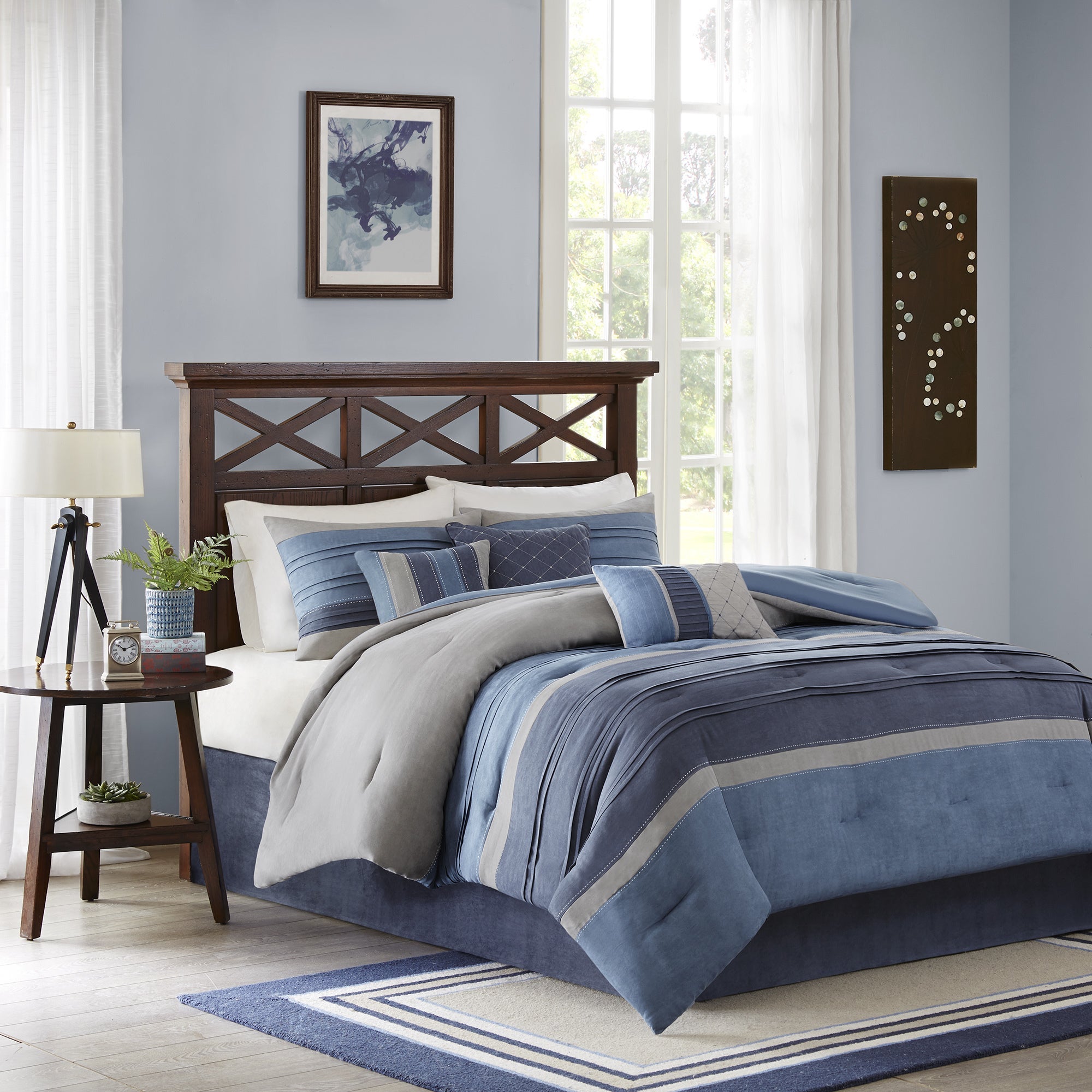 Matteo Vintage 7-Piece Comforter Set Comforter Sets By JLA HOME/Olliix (E & E Co., Ltd)