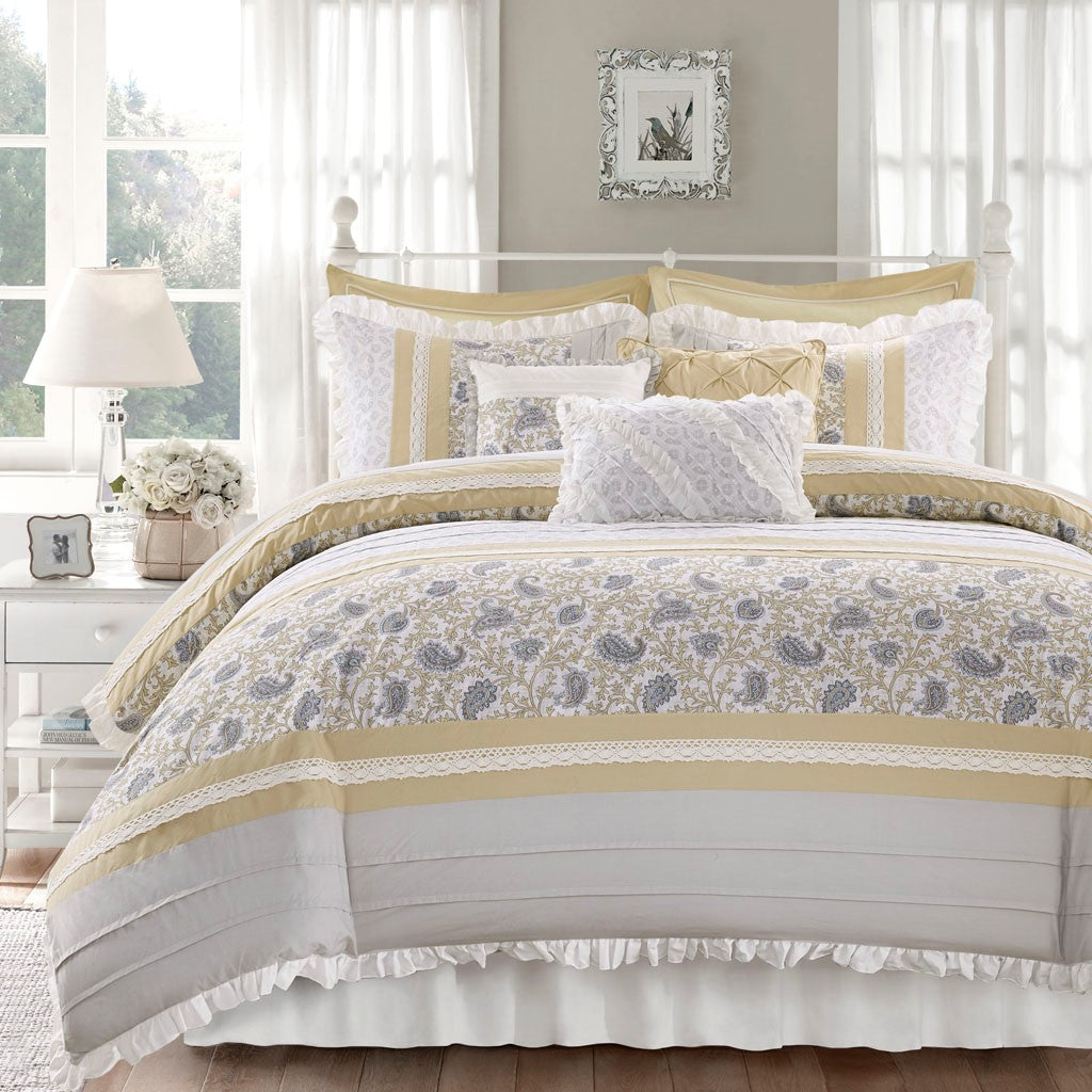 Fozia 9-Piece Comforter Set Comforter Sets By JLA HOME/Olliix (E & E Co., Ltd)