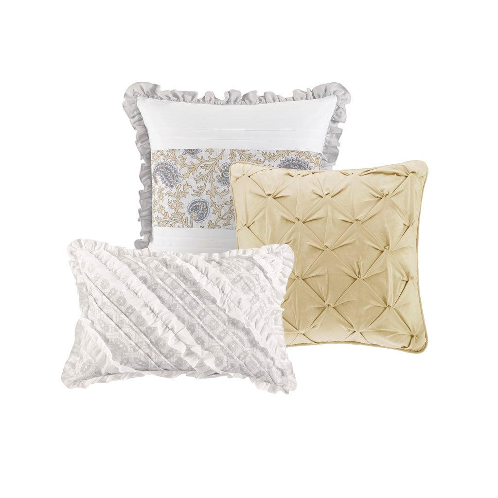 Fozia 9-Piece Comforter Set Comforter Sets By JLA HOME/Olliix (E & E Co., Ltd)