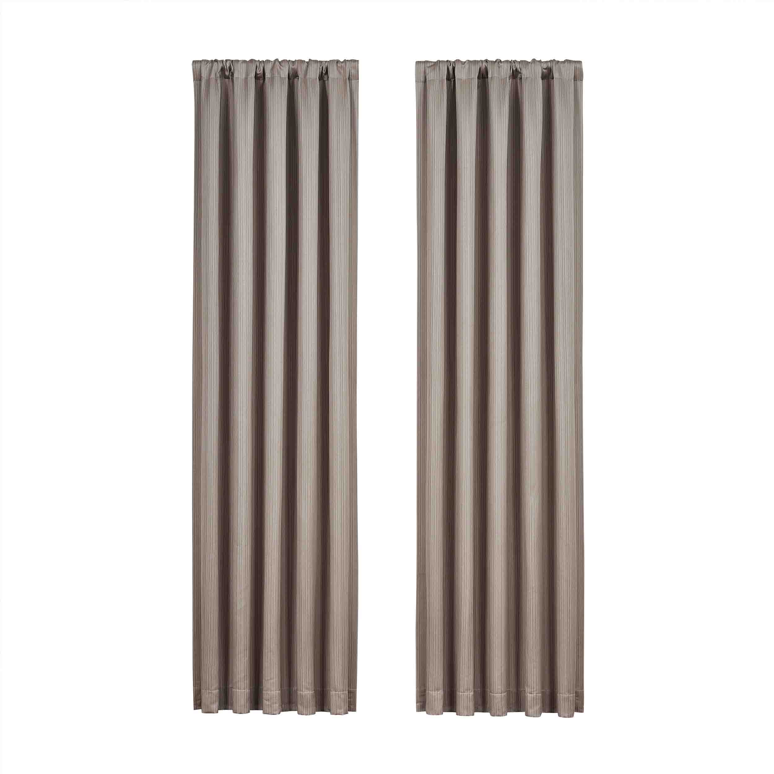 Deco Silver Window Panel Pair (Set of 2) Window Panels By J. Queen New York