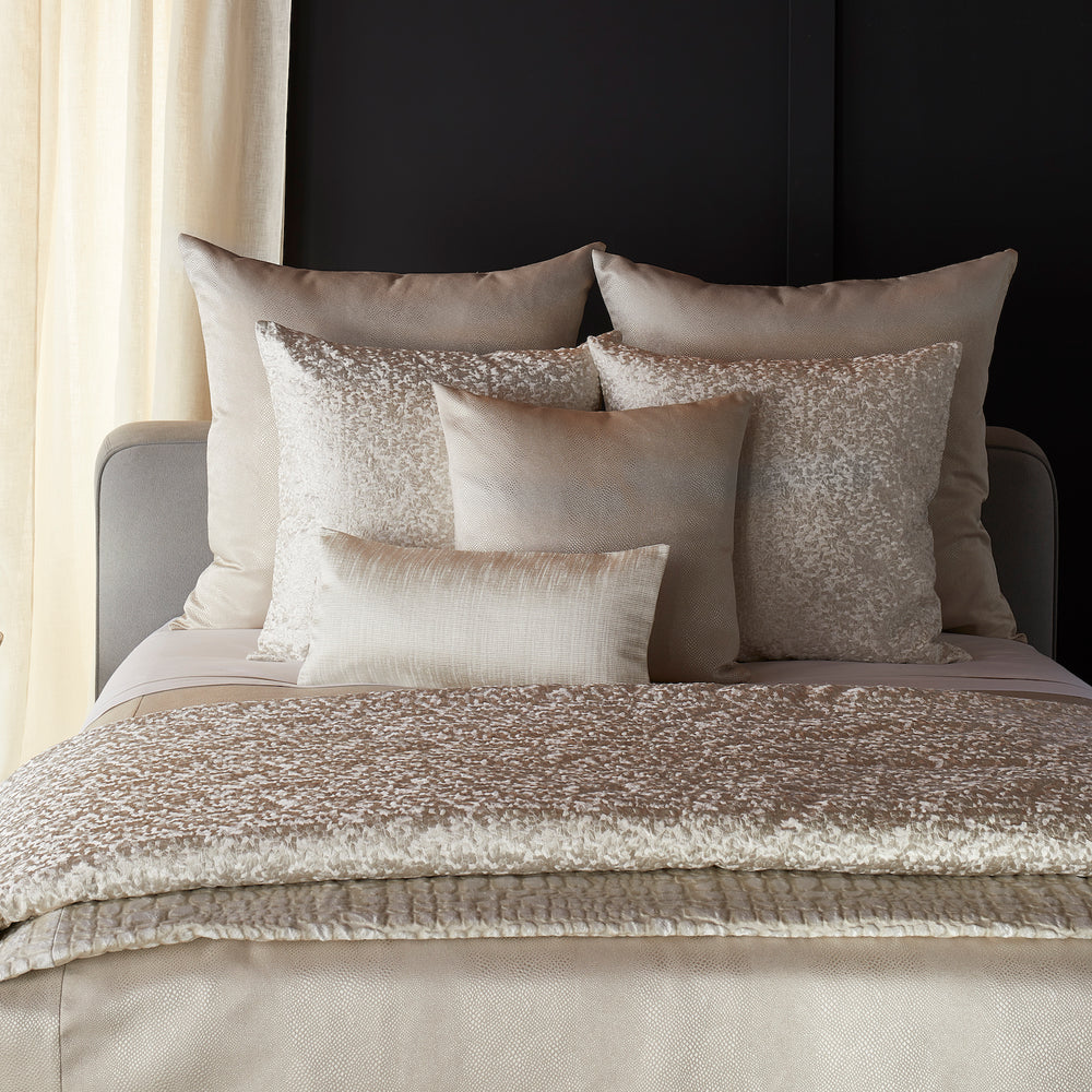 Diamond Dust Pearl Square Decorative Throw Pillow 20" x  20" Throw Pillows By Ann Gish