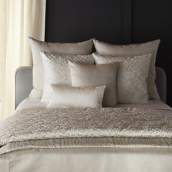 Diamond Dust Pearl Square Decorative Throw Pillow 24" x  24" Throw Pillows By Ann Gish