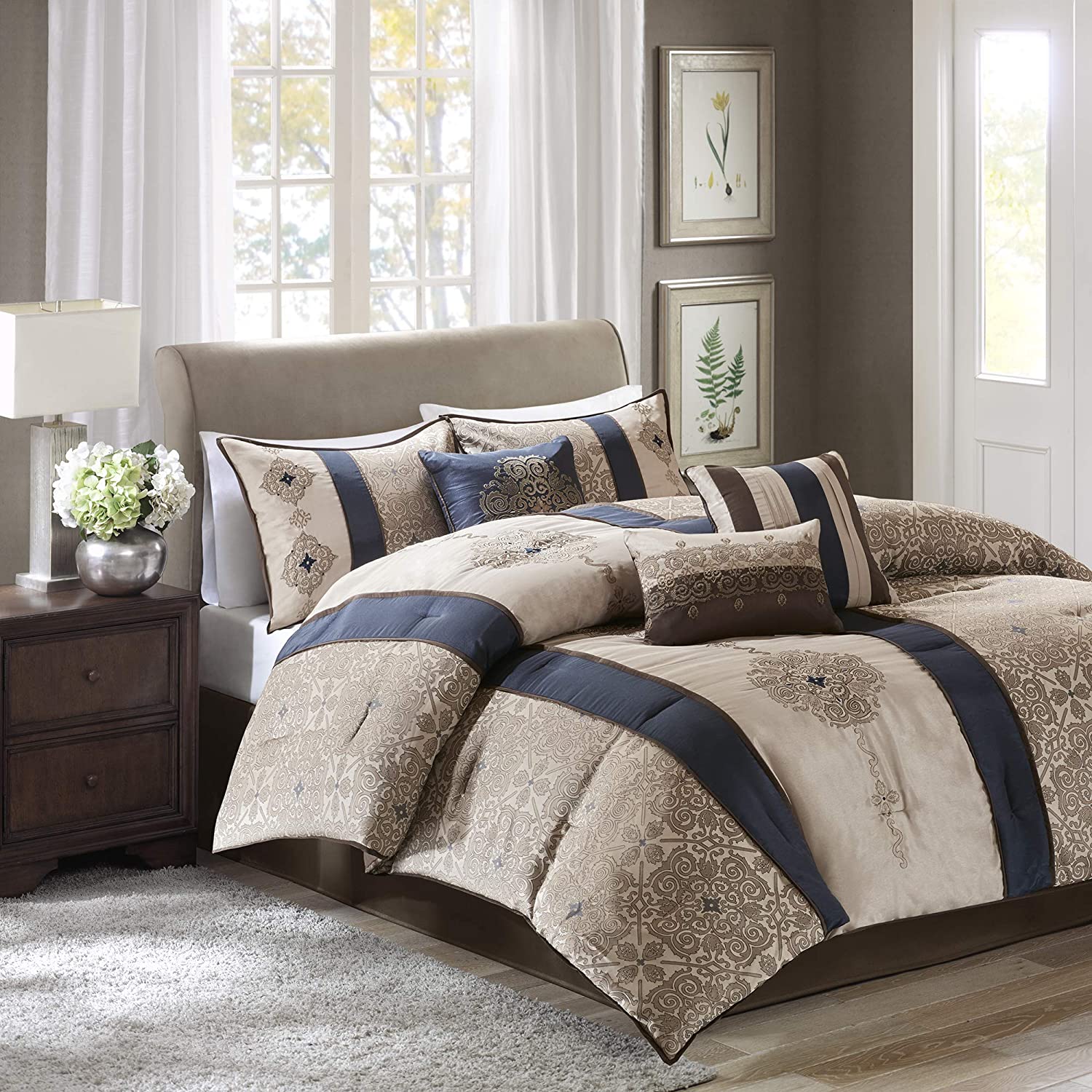 Marimeko 7-Piece Comforter Set Comforter Sets By JLA HOME/Olliix (E & E Co., Ltd)